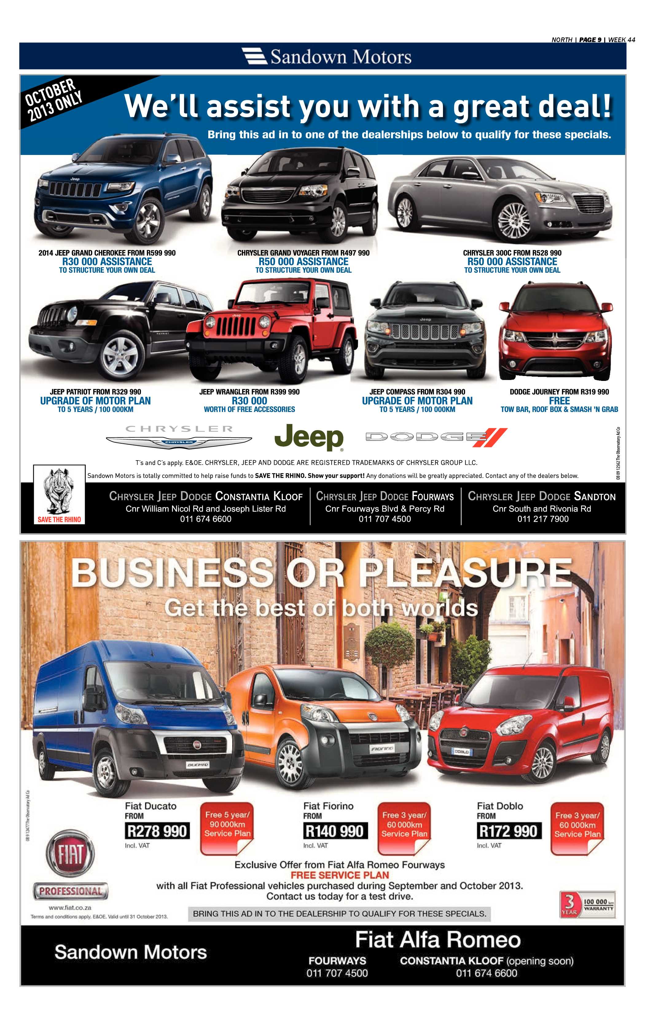 Sandton Chronicle 01 November 2013 page 29