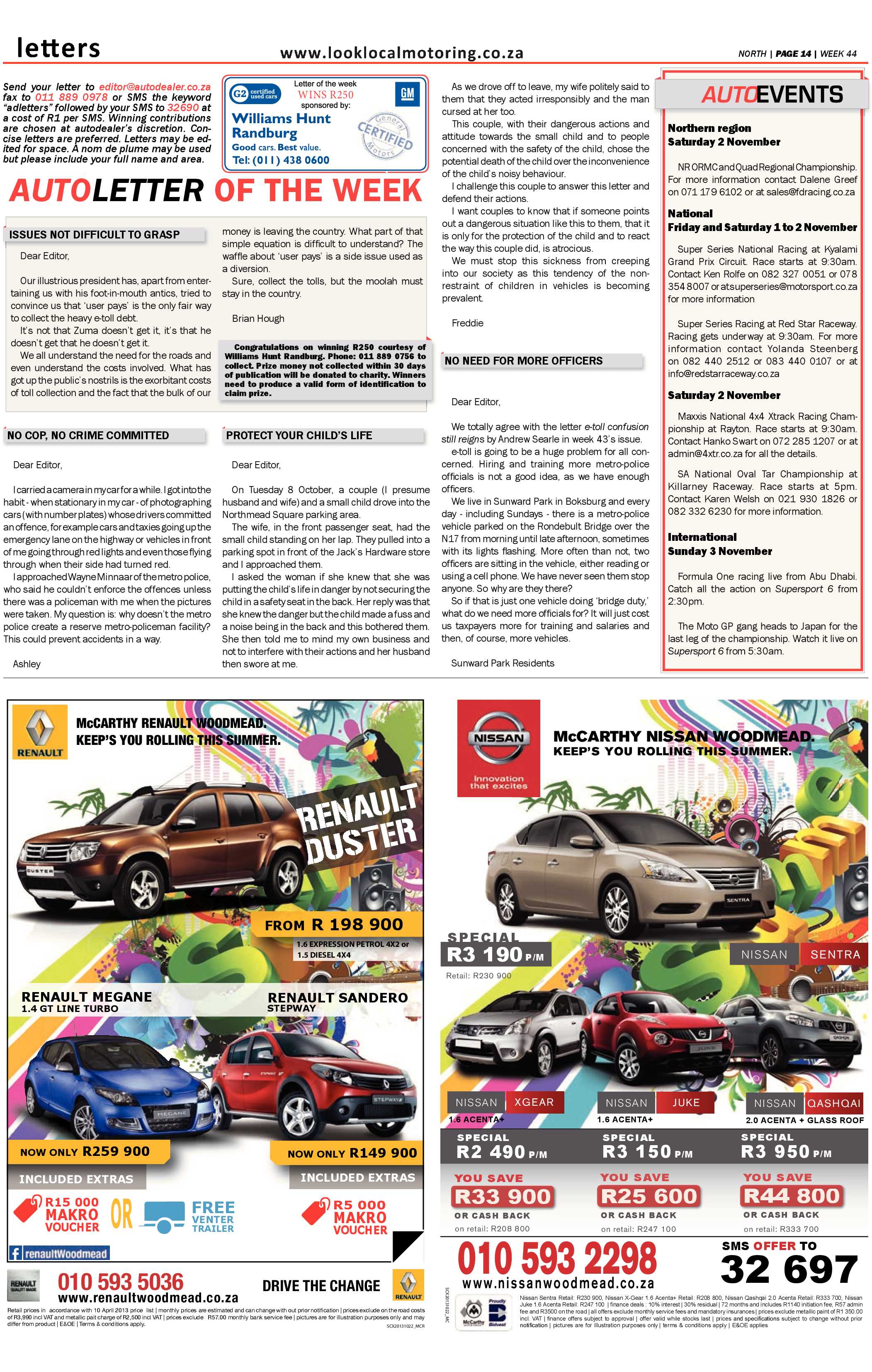 Sandton Chronicle 01 November 2013 page 34