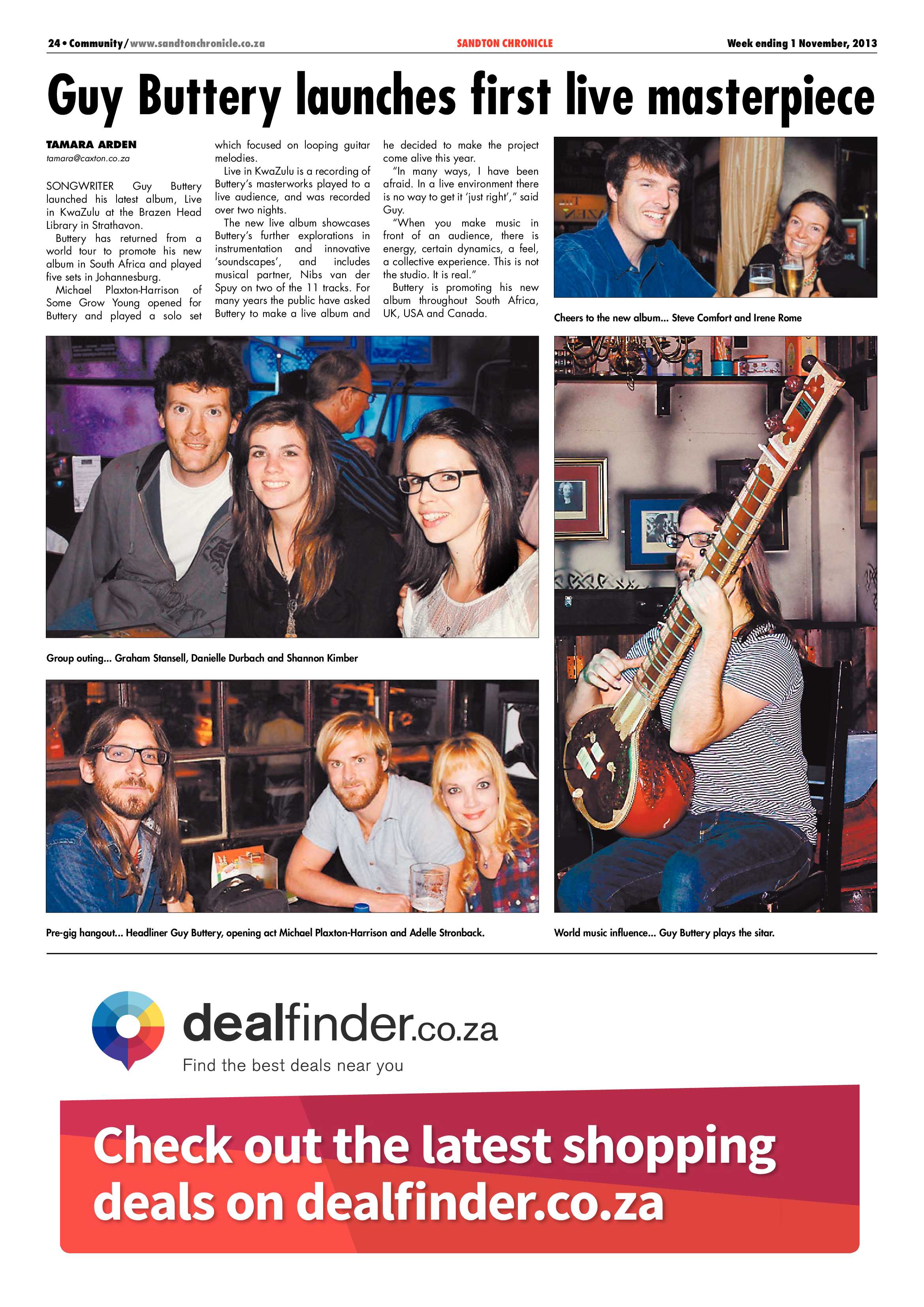 Sandton Chronicle 01 November 2013 page 40