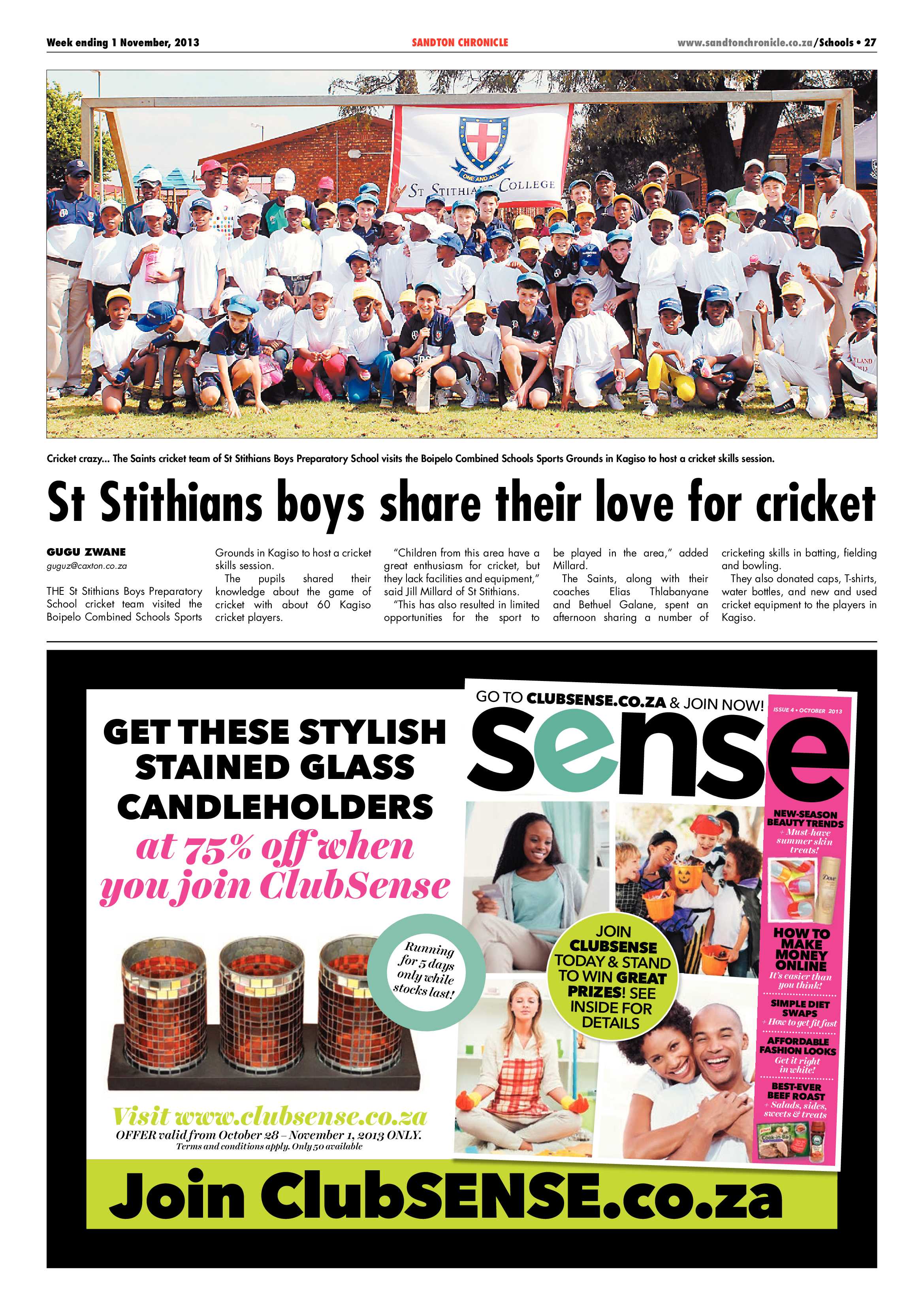 Sandton Chronicle 01 November 2013 page 43