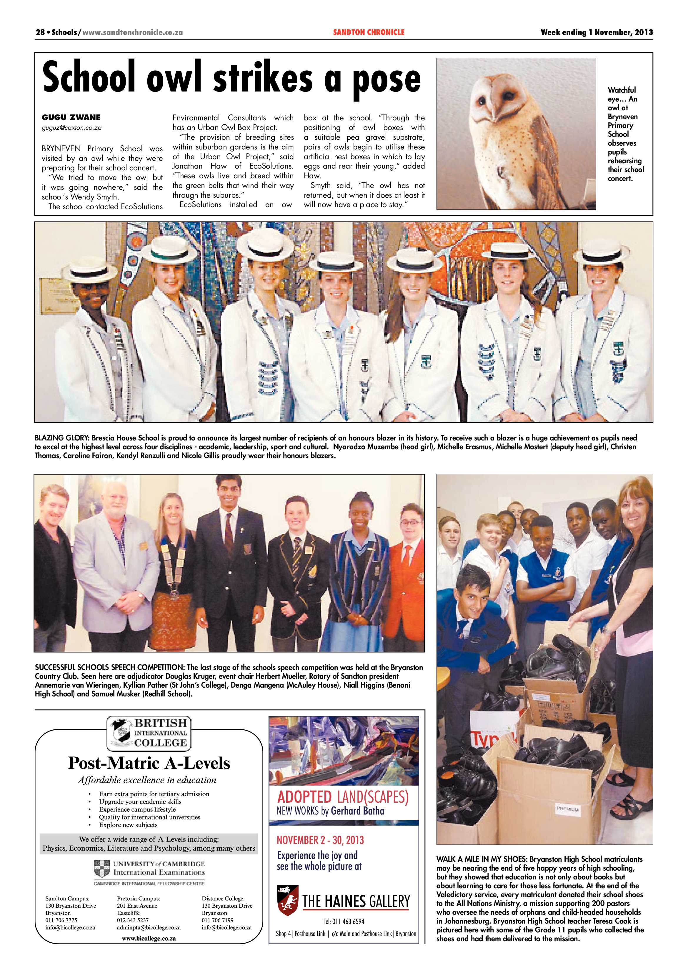 Sandton Chronicle 01 November 2013 page 44