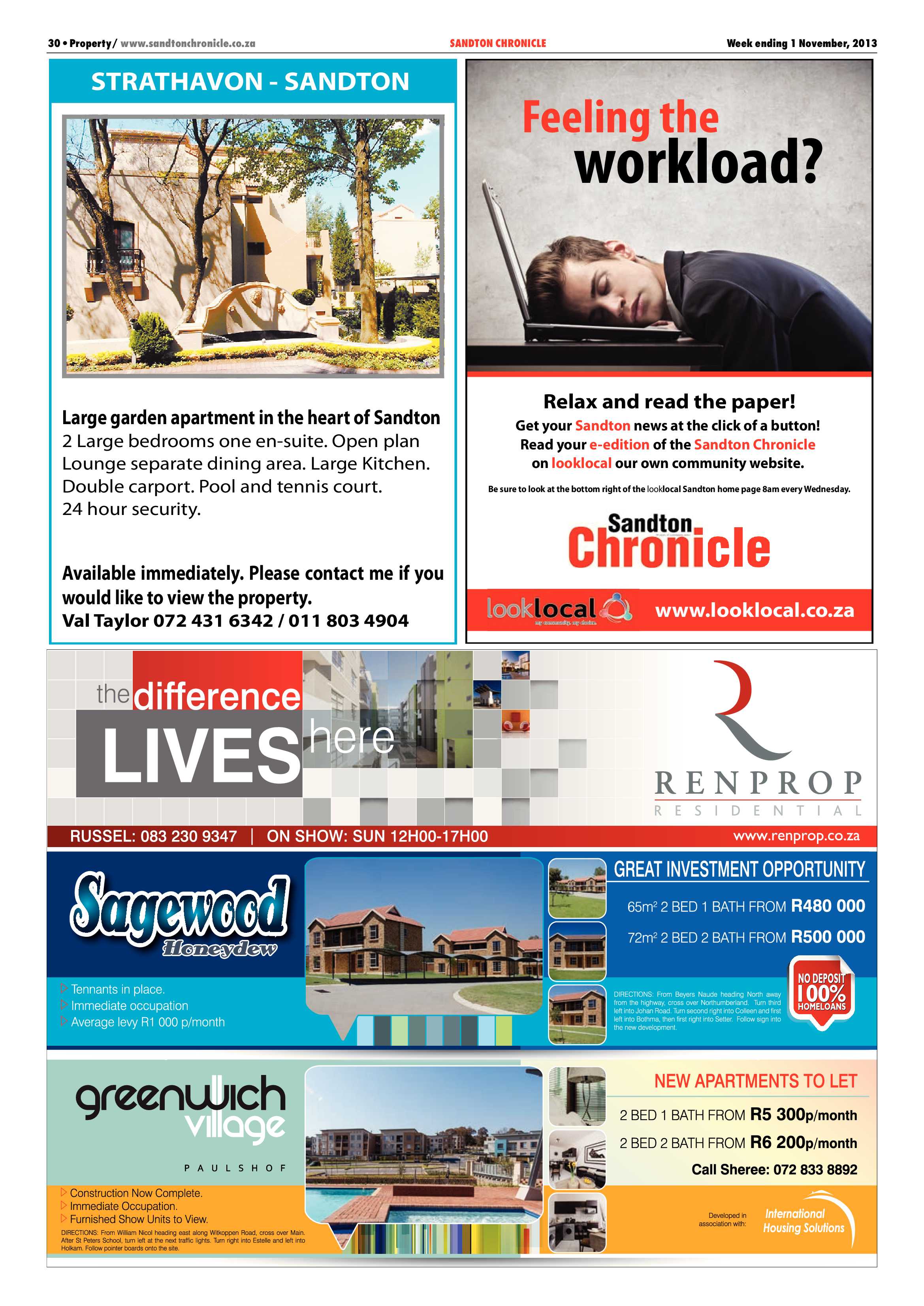 Sandton Chronicle 01 November 2013 page 46