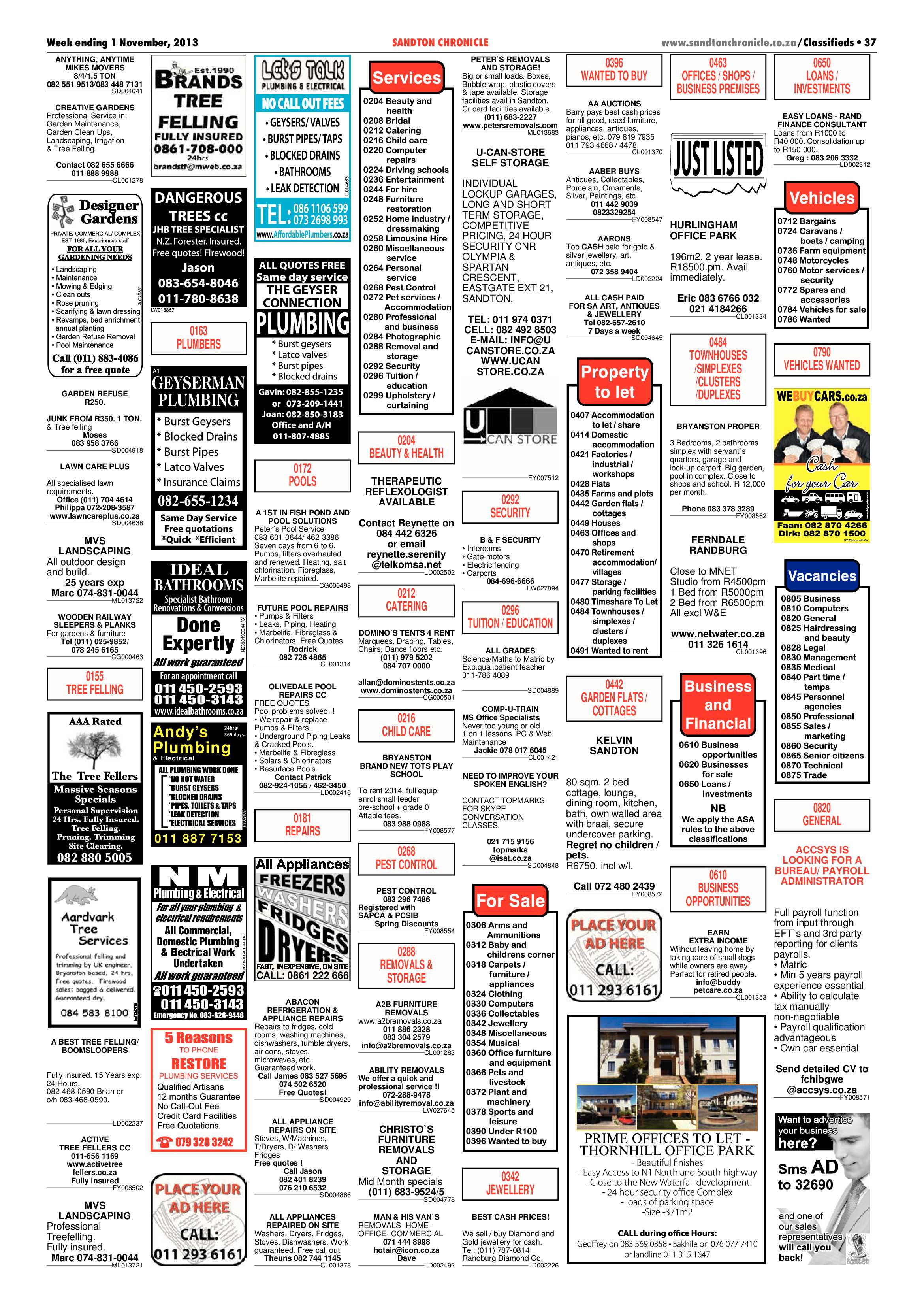 Sandton Chronicle 01 November 2013 page 53