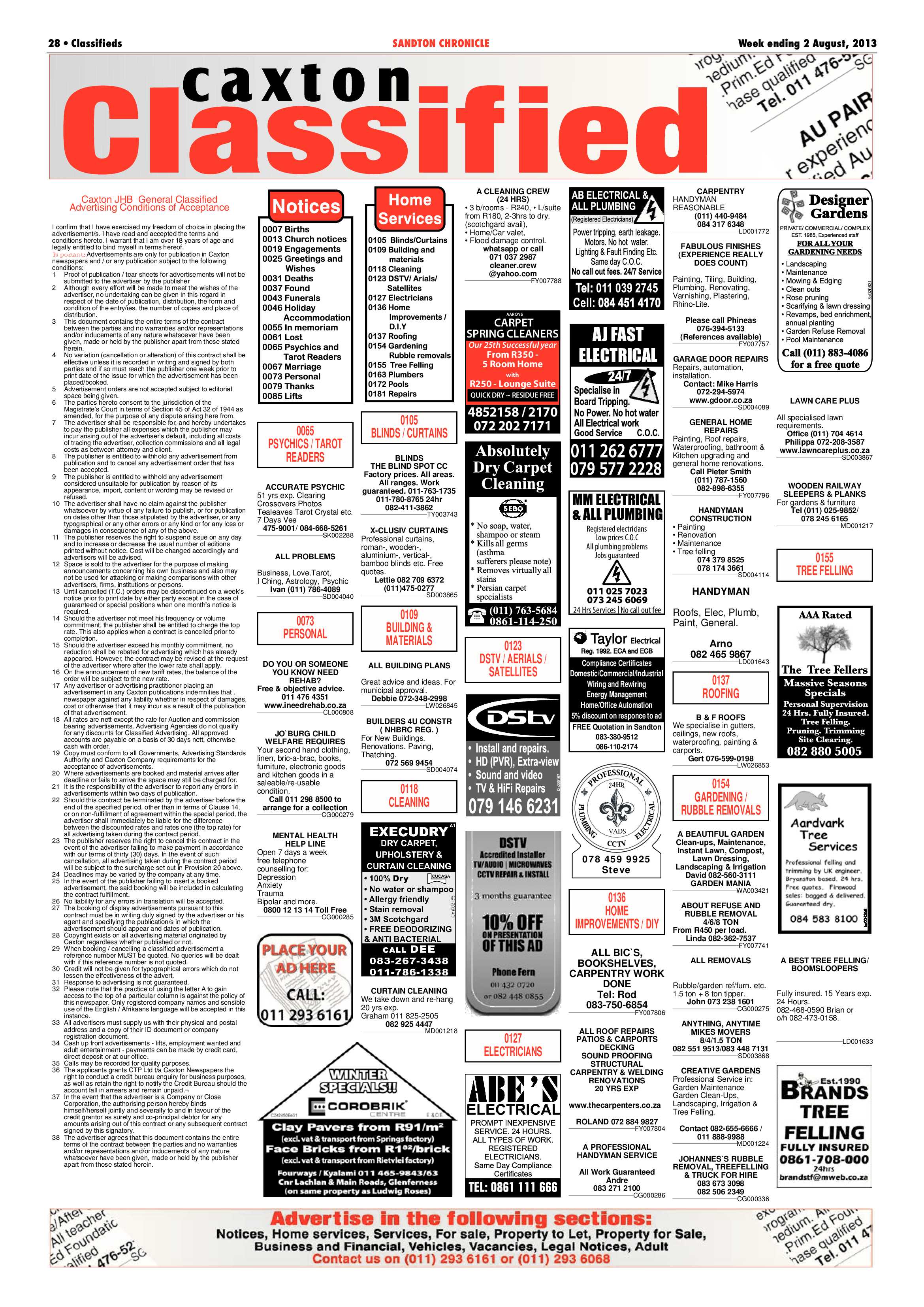 Sandton Chronicle 02 August 2013 page 28