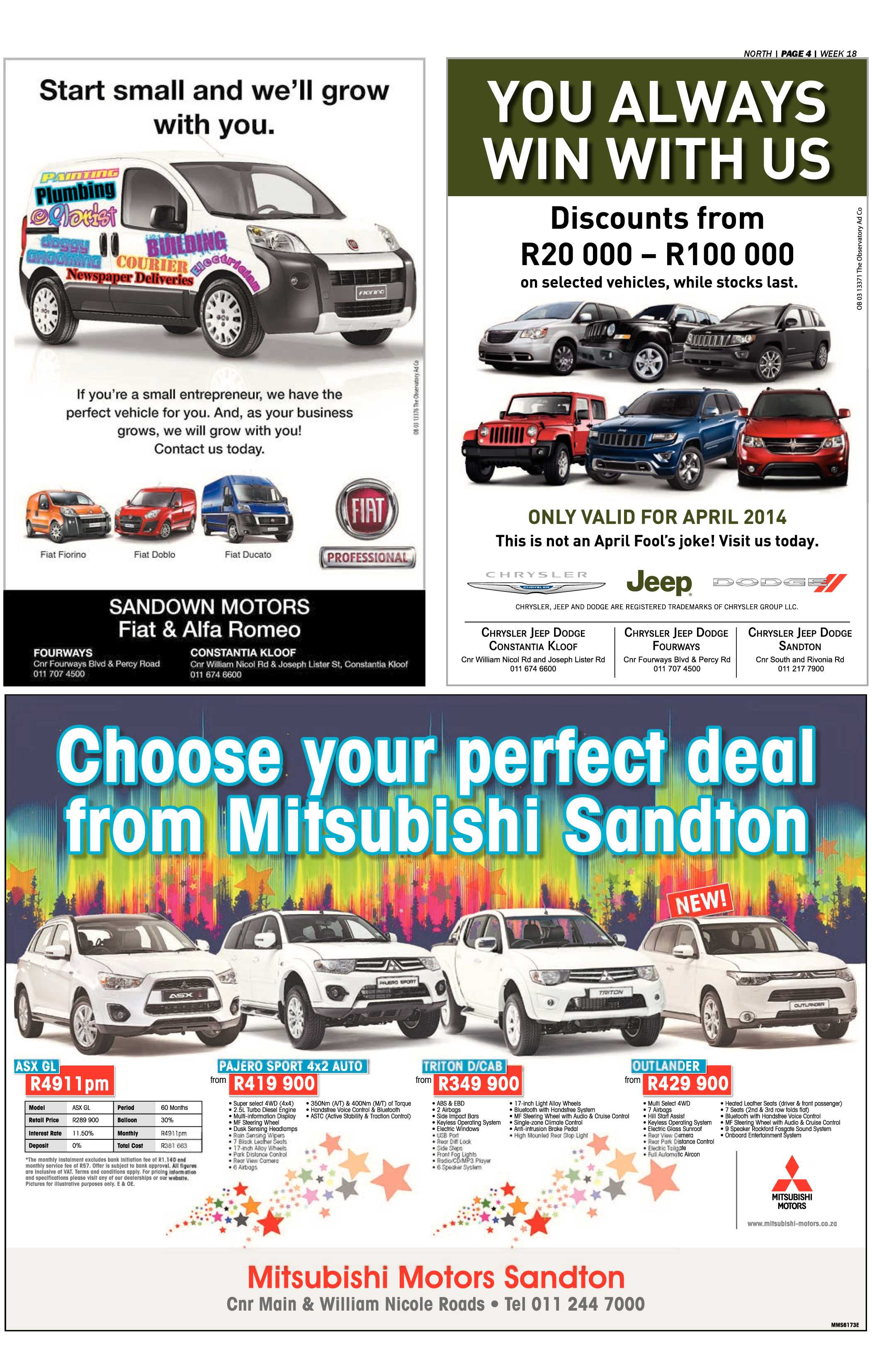 Sandton Chronicle 02 May 2014 page 20