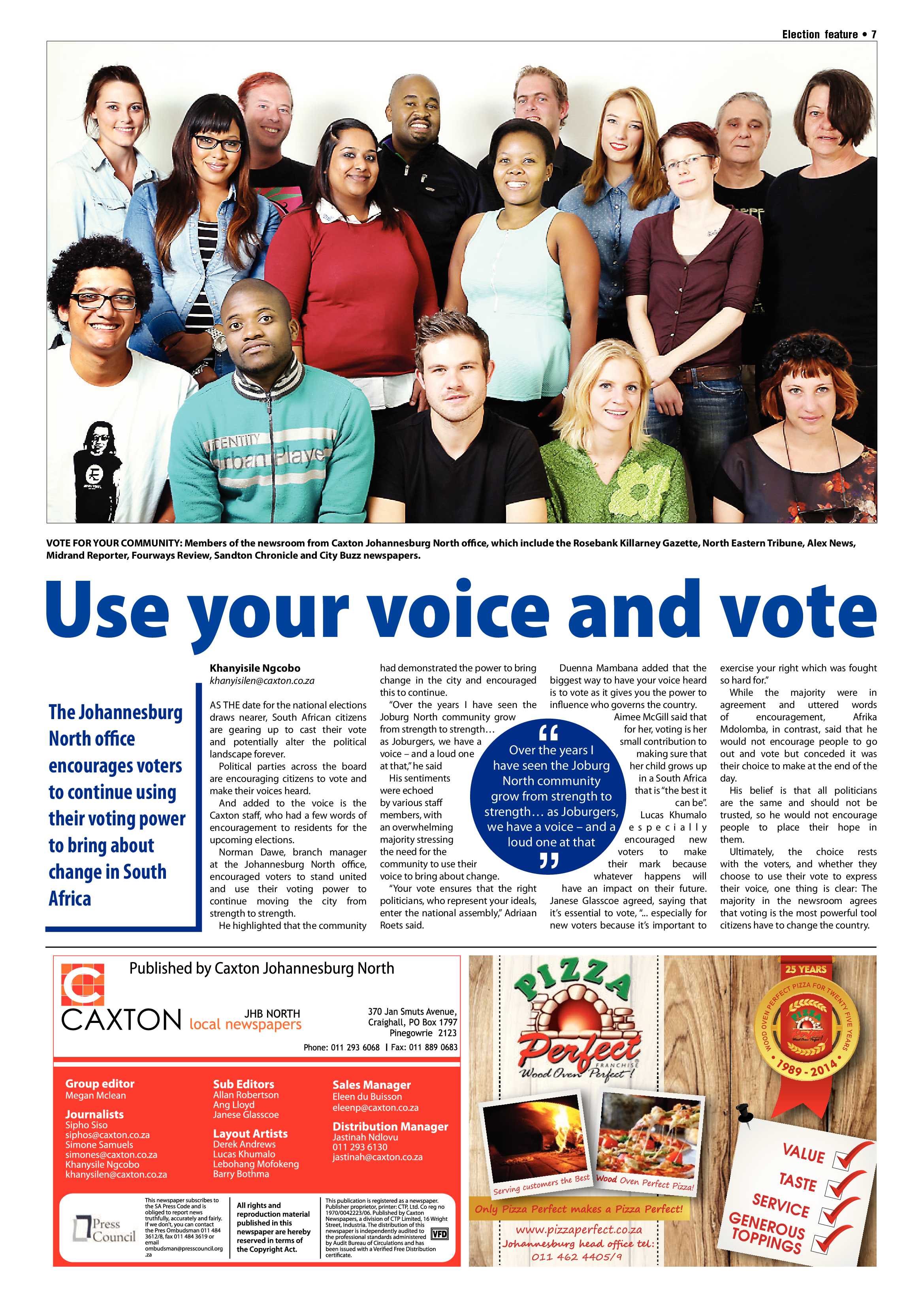 Sandton Chronicle 02 May 2014 page 27