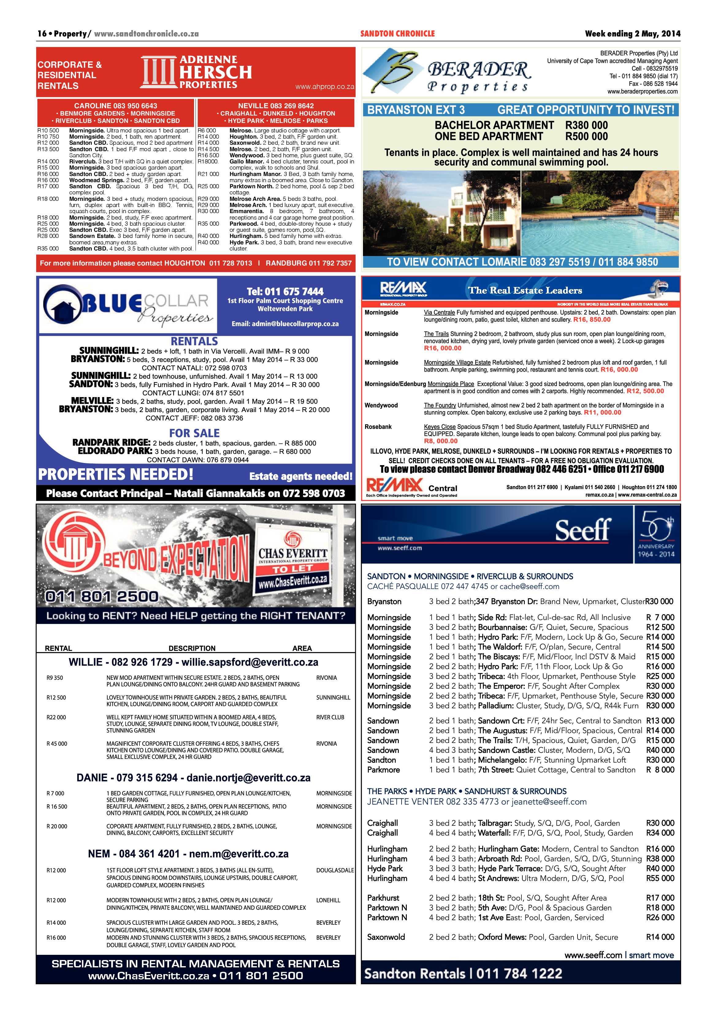 Sandton Chronicle 02 May 2014 page 32