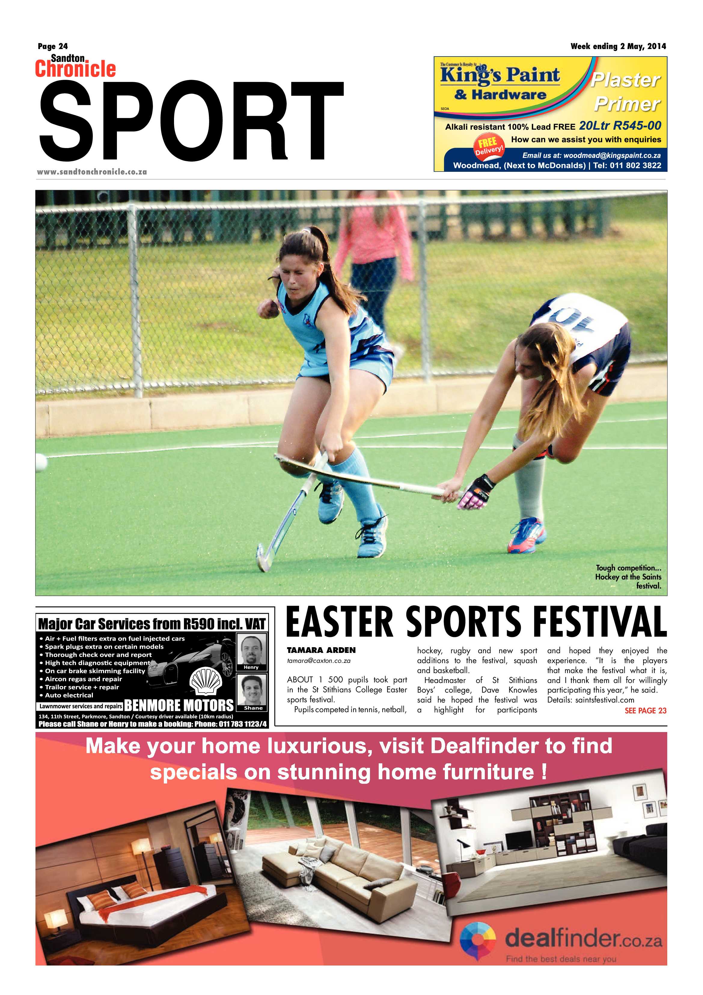 Sandton Chronicle 02 May 2014 page 40