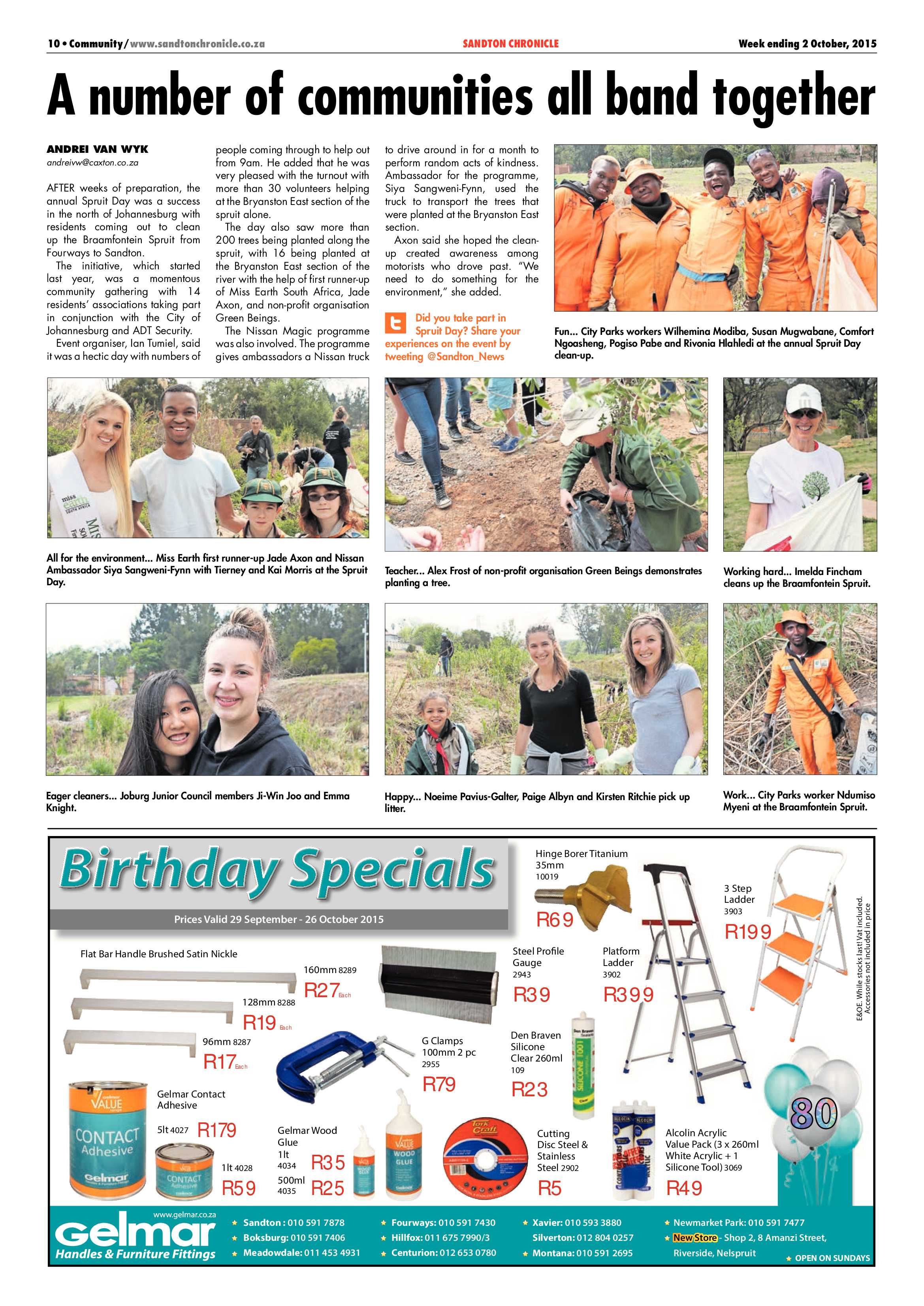 Sandton Chronicle 02 October 2015 page 10