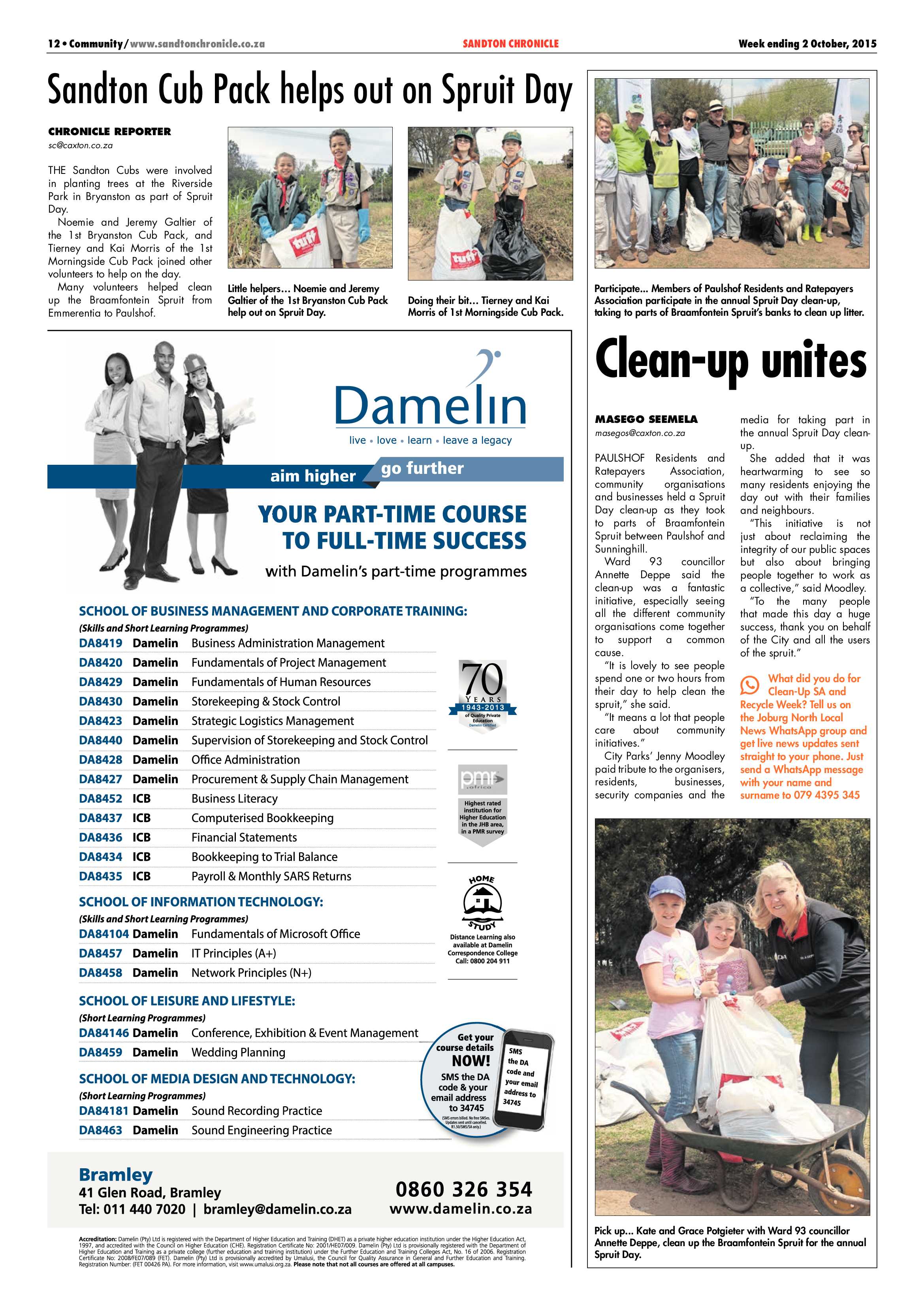 Sandton Chronicle 02 October 2015 page 12