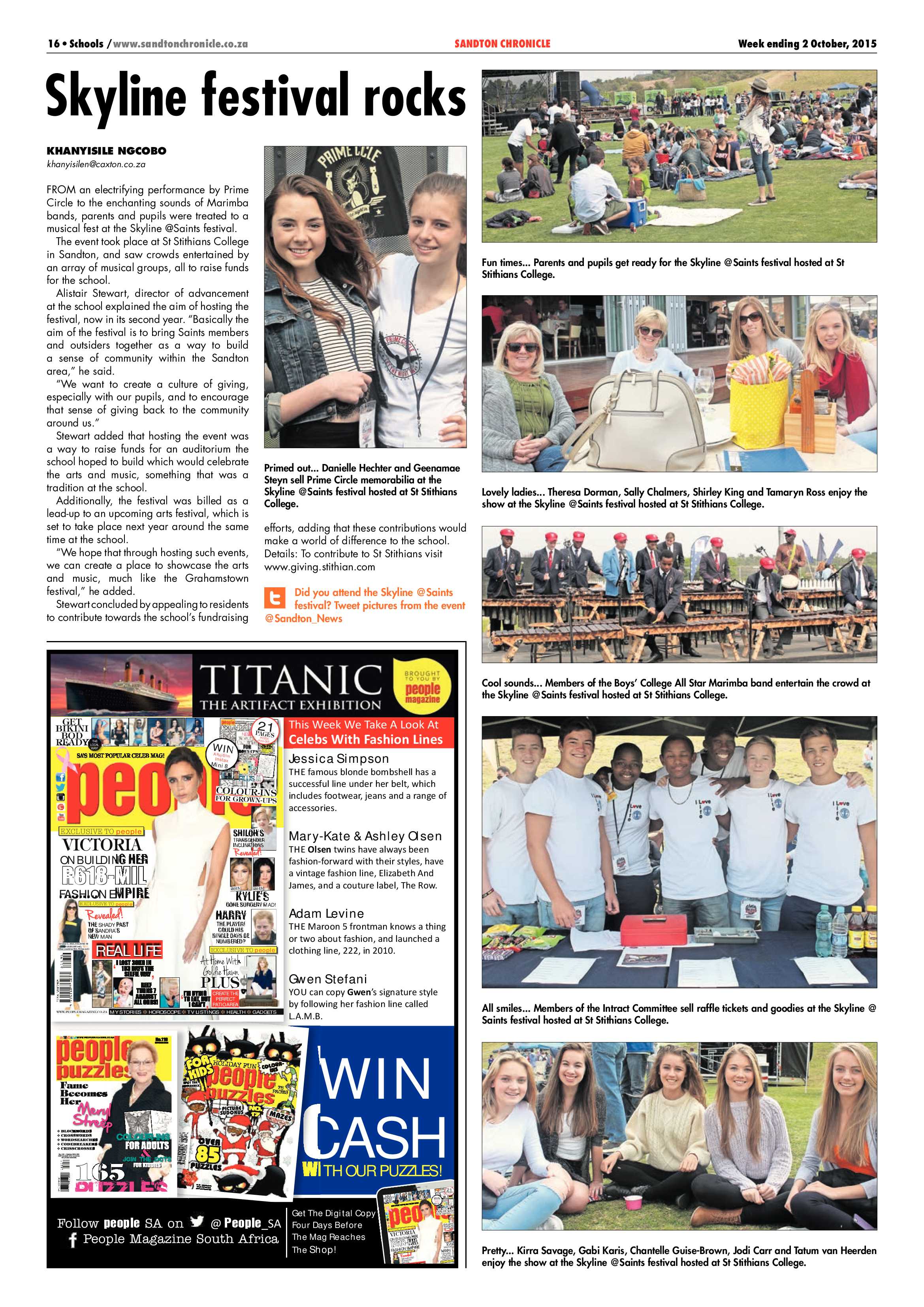Sandton Chronicle 02 October 2015 page 16