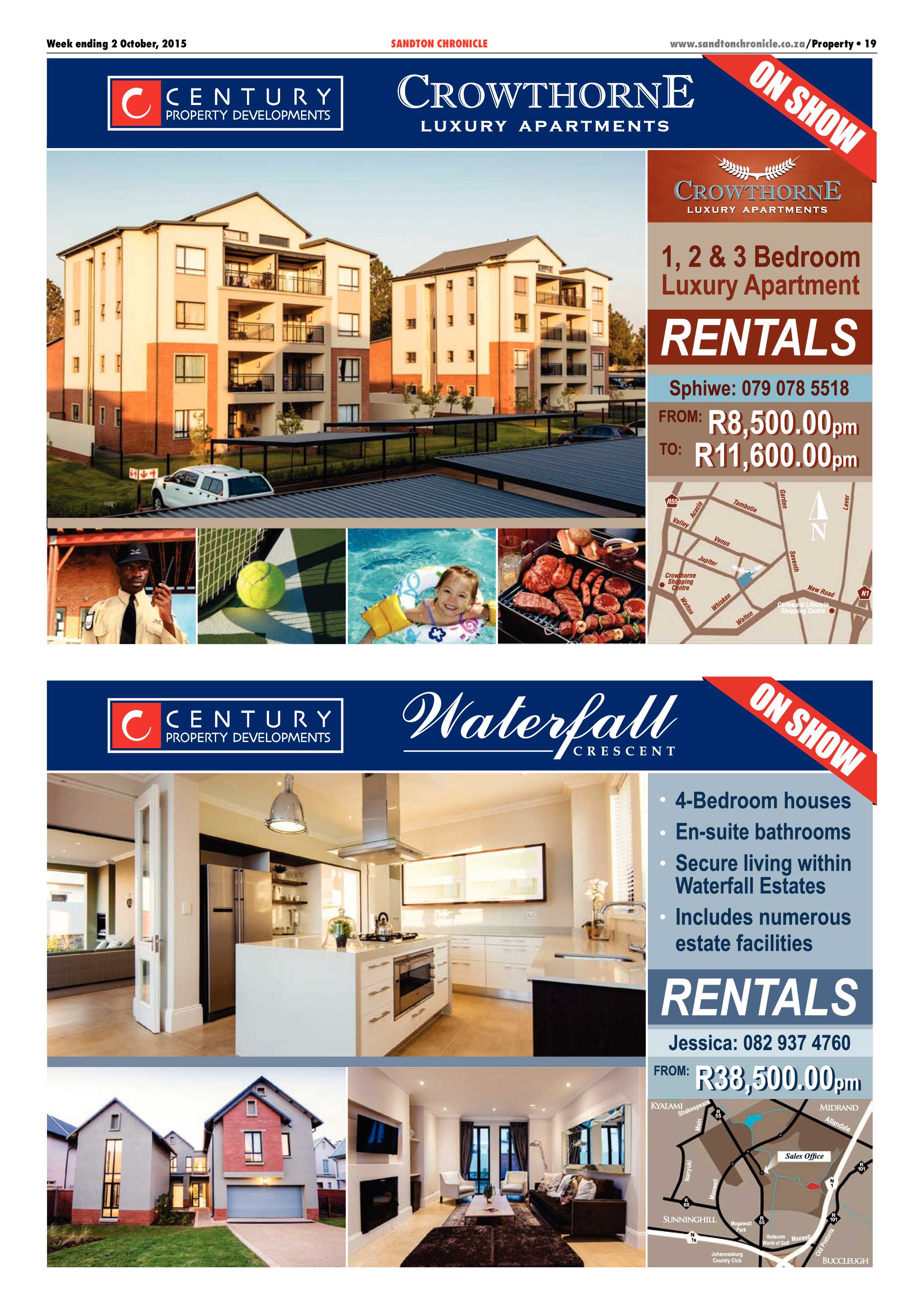 Sandton Chronicle 02 October 2015 page 19