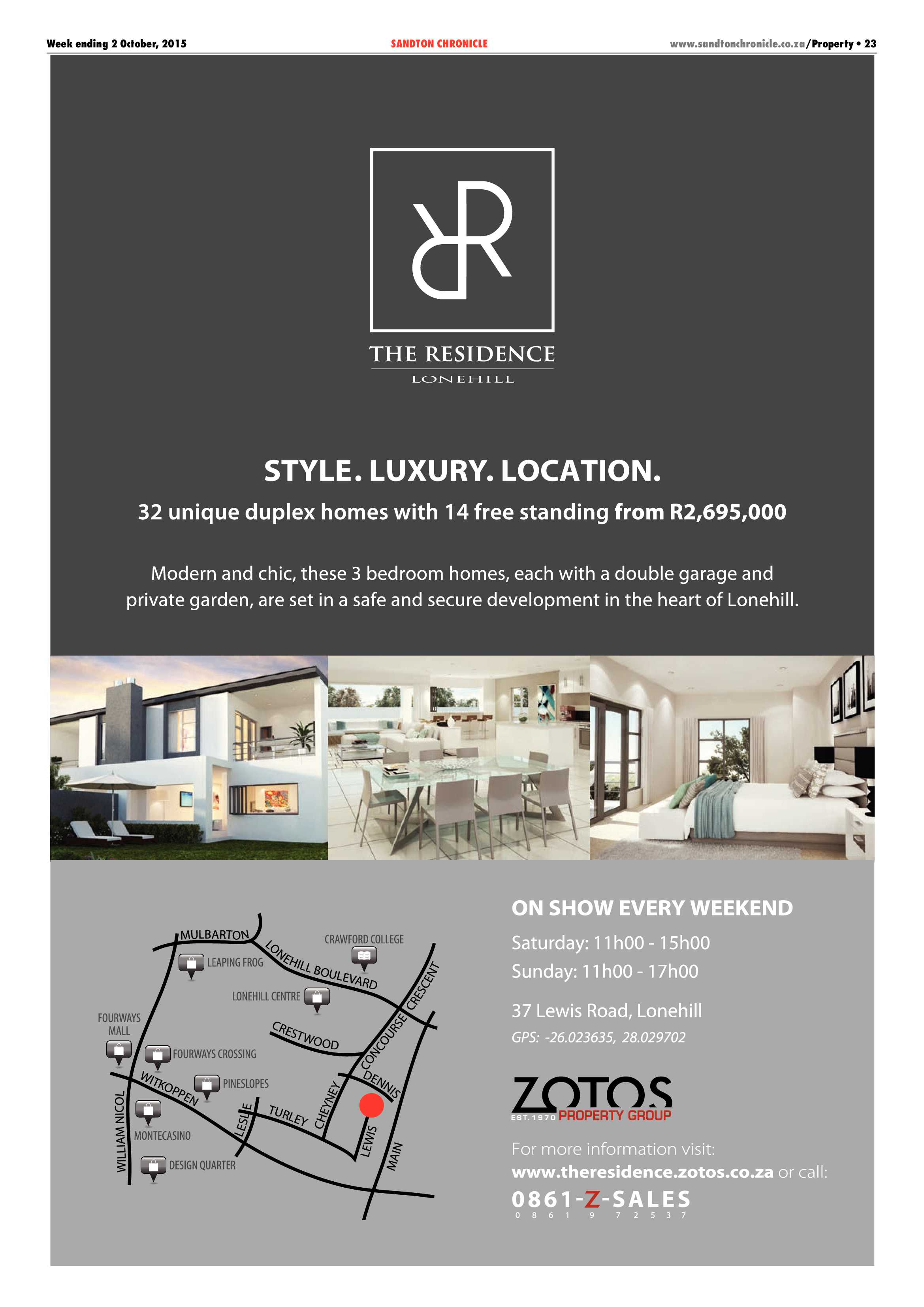 Sandton Chronicle 02 October 2015 page 23