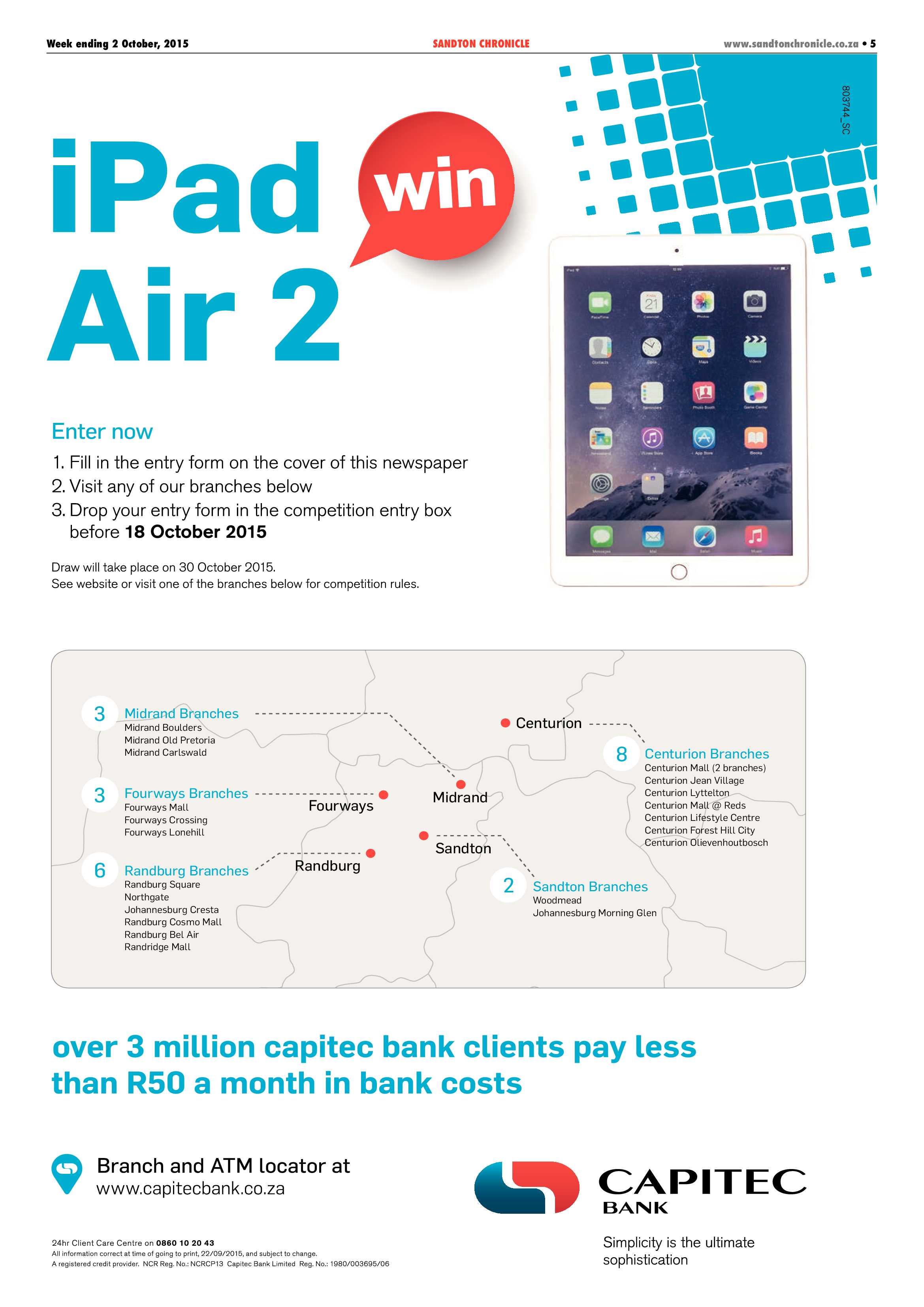 Sandton Chronicle 02 October 2015 page 5