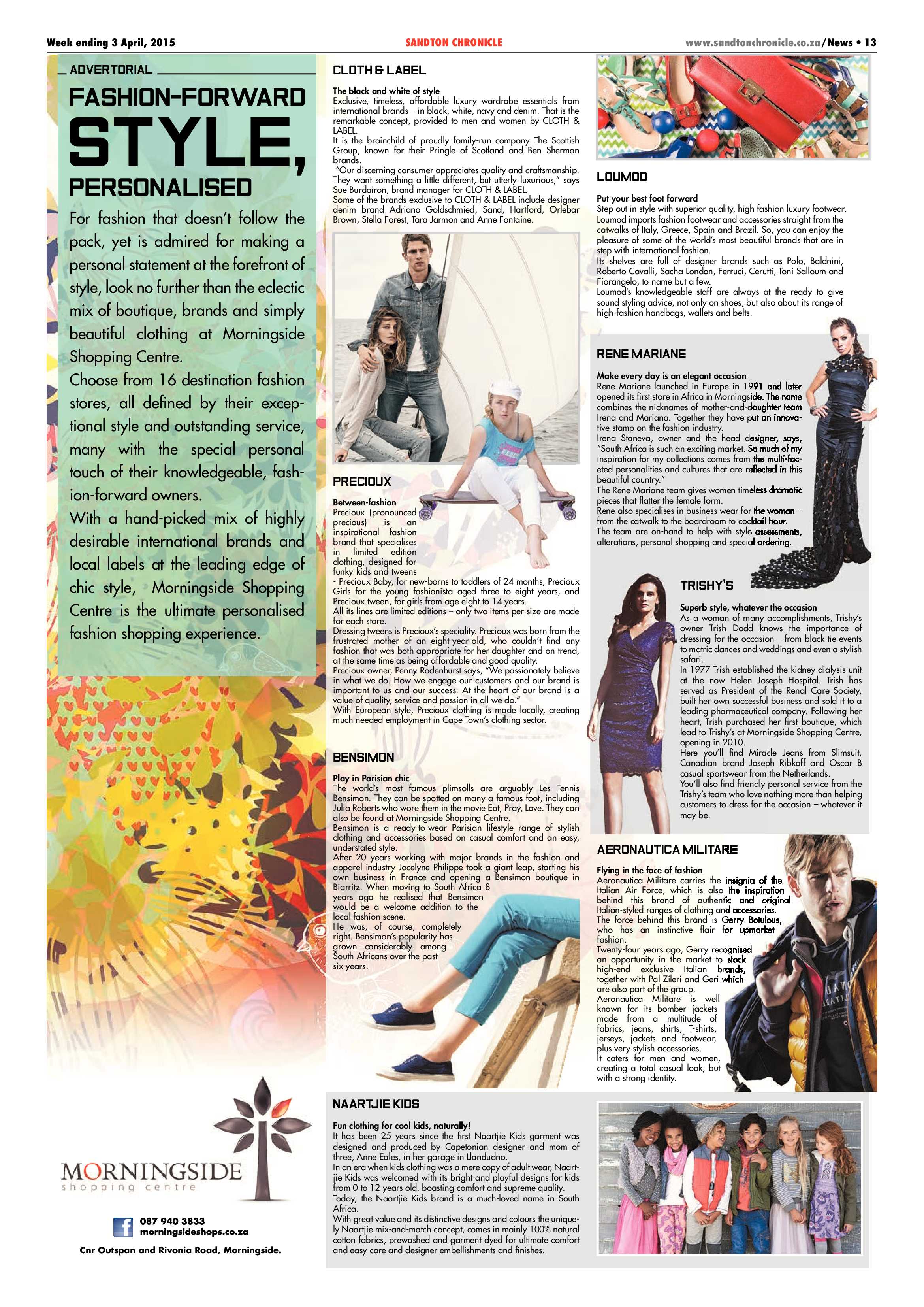 Sandton Chronicle 03 April 2015 page 21