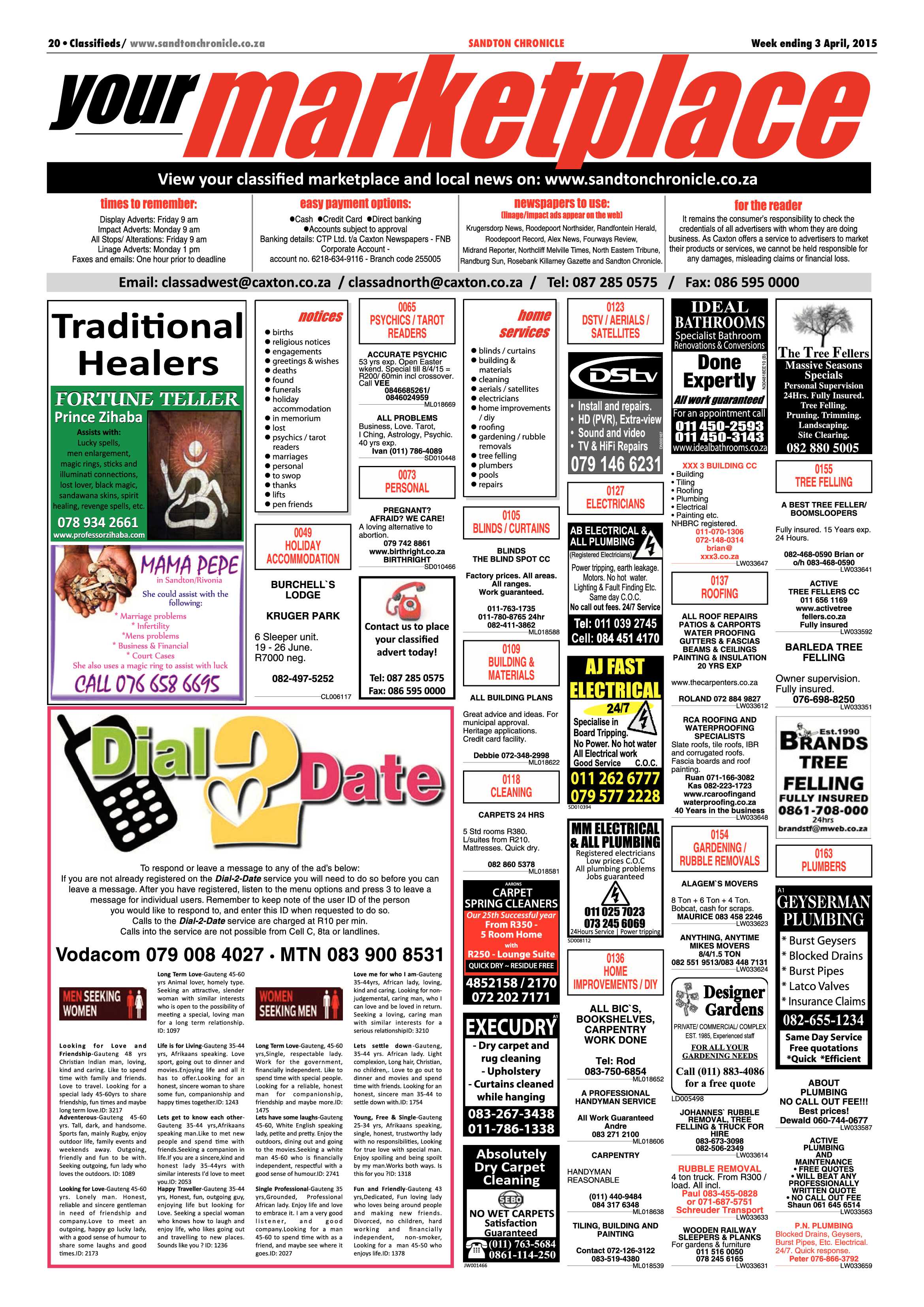 Sandton Chronicle 03 April 2015 page 28