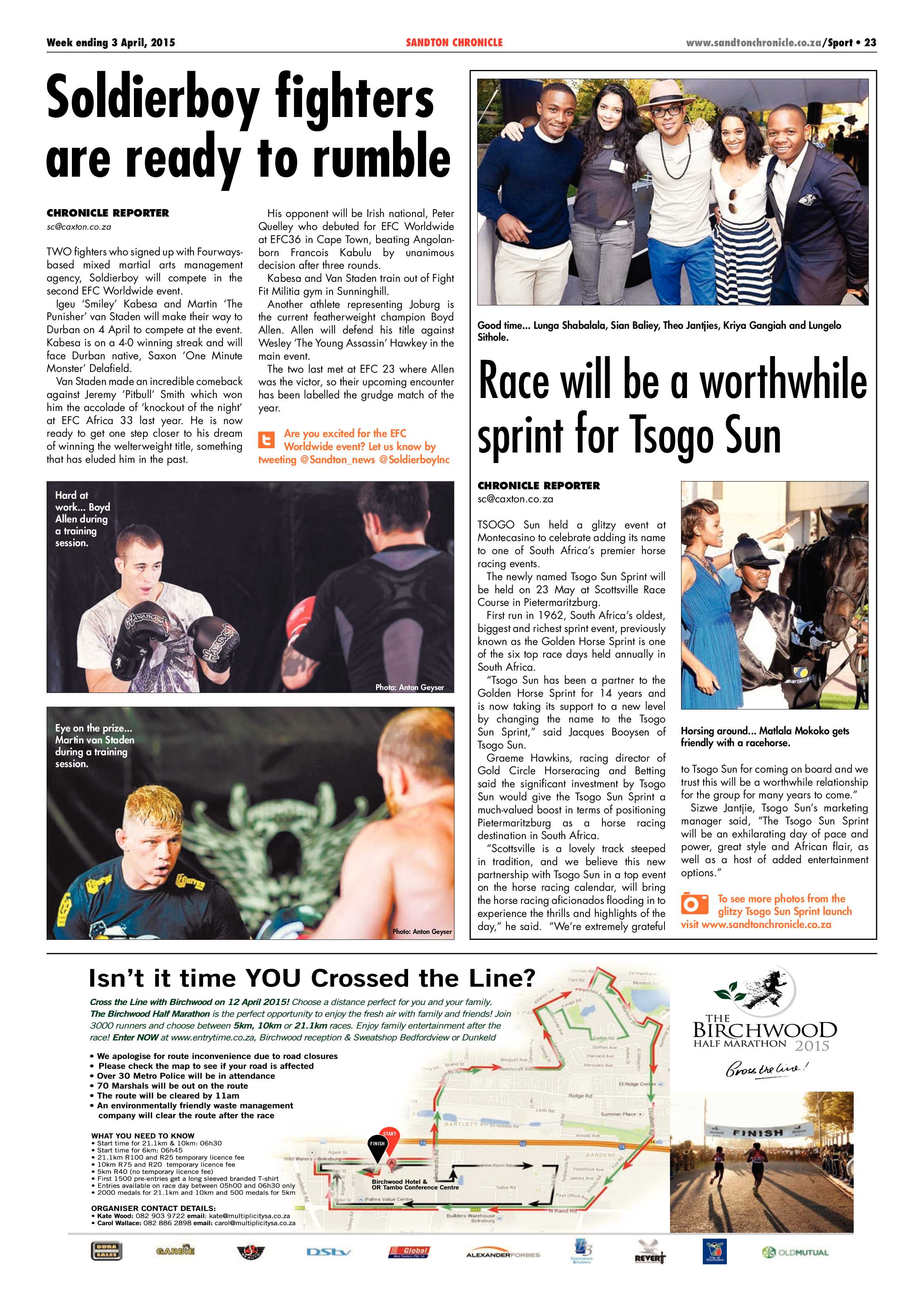 Sandton Chronicle 03 April 2015 page 31