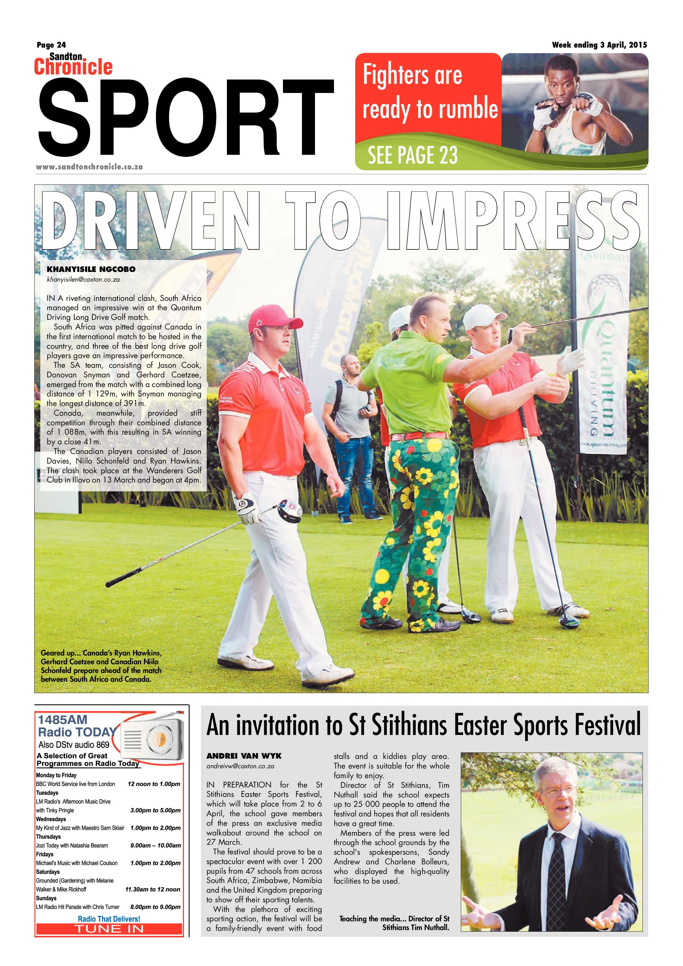 Sandton Chronicle 03 April 2015 page 32