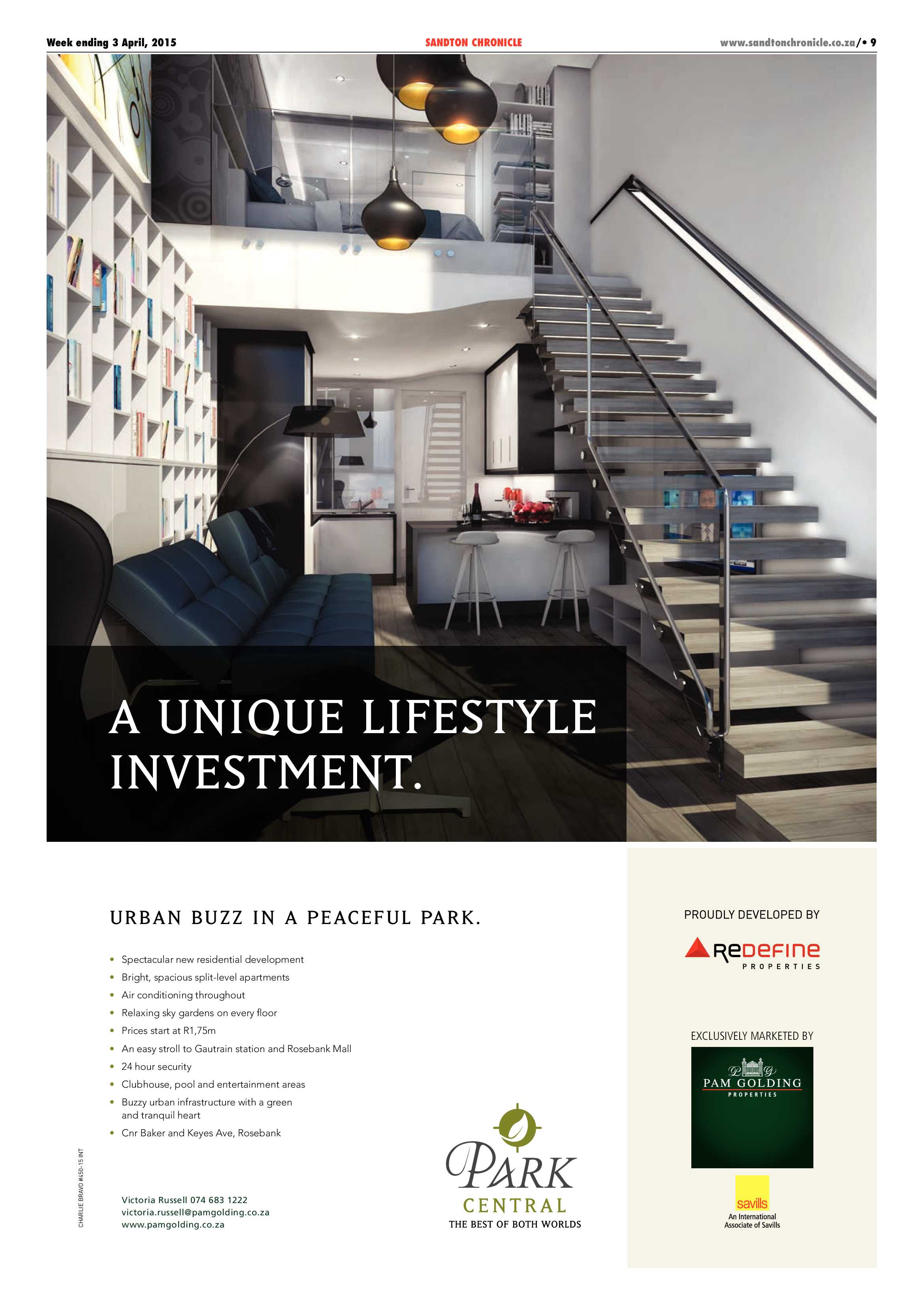 Sandton Chronicle 03 April 2015 page 9