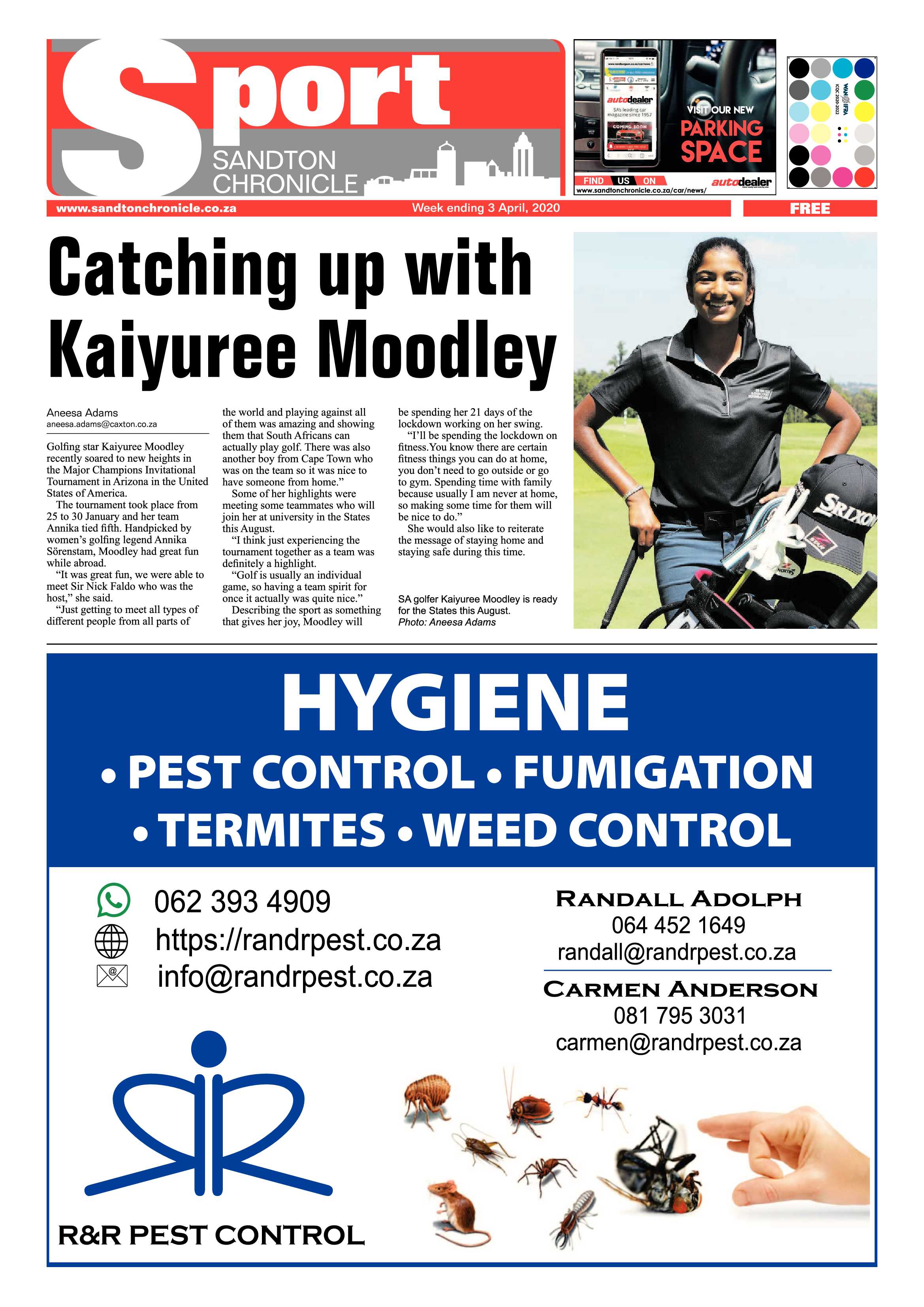 Sandton Chronicle 03 April 2020 page 12
