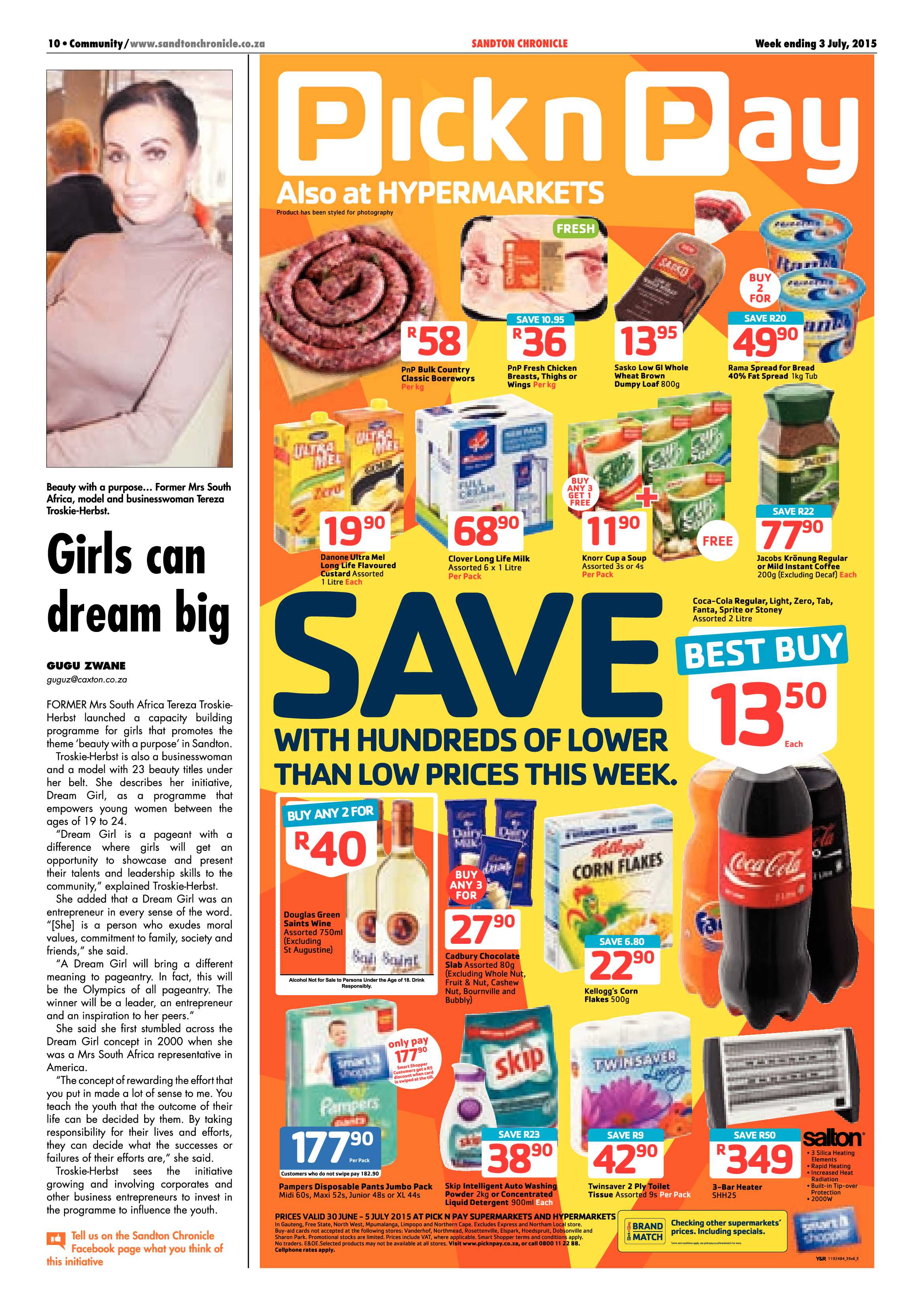 Sandton Chronicle 03 July 2015 page 10