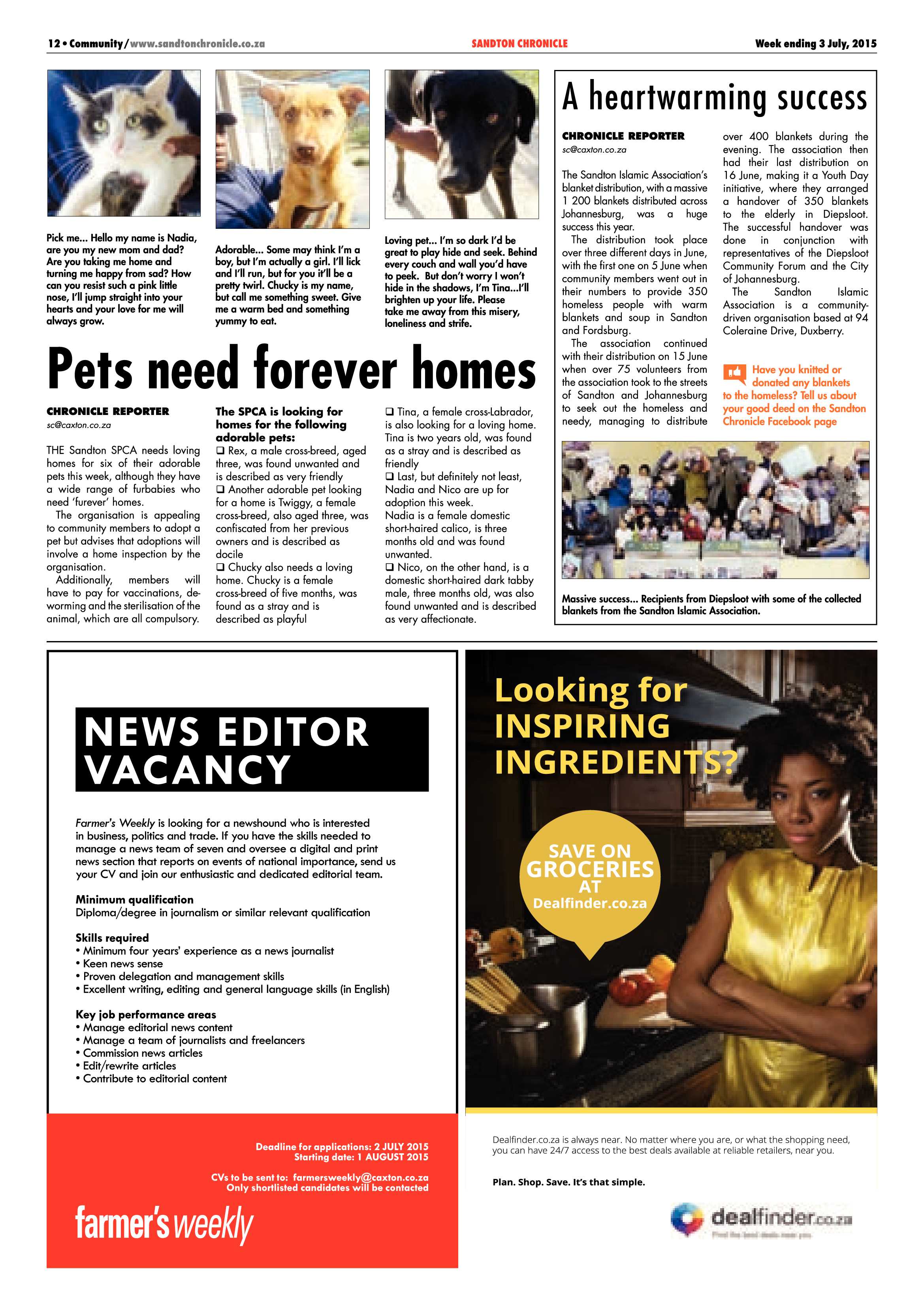 Sandton Chronicle 03 July 2015 page 12