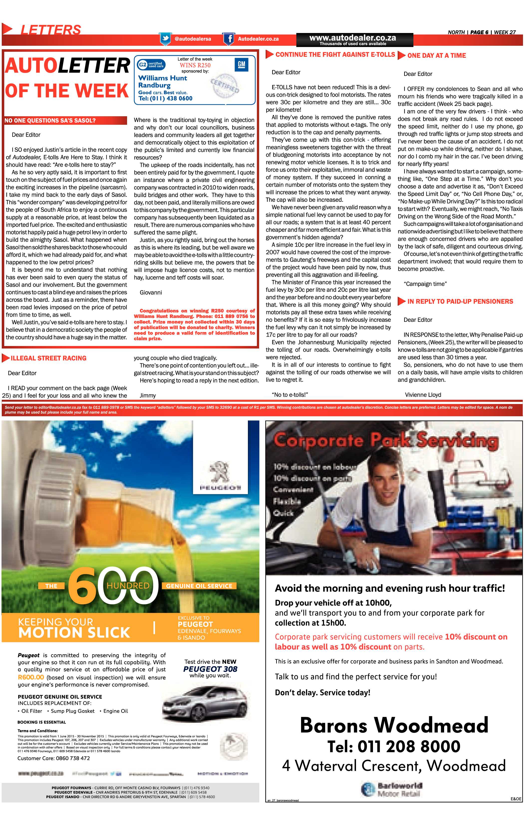 Sandton Chronicle 03 July 2015 page 18