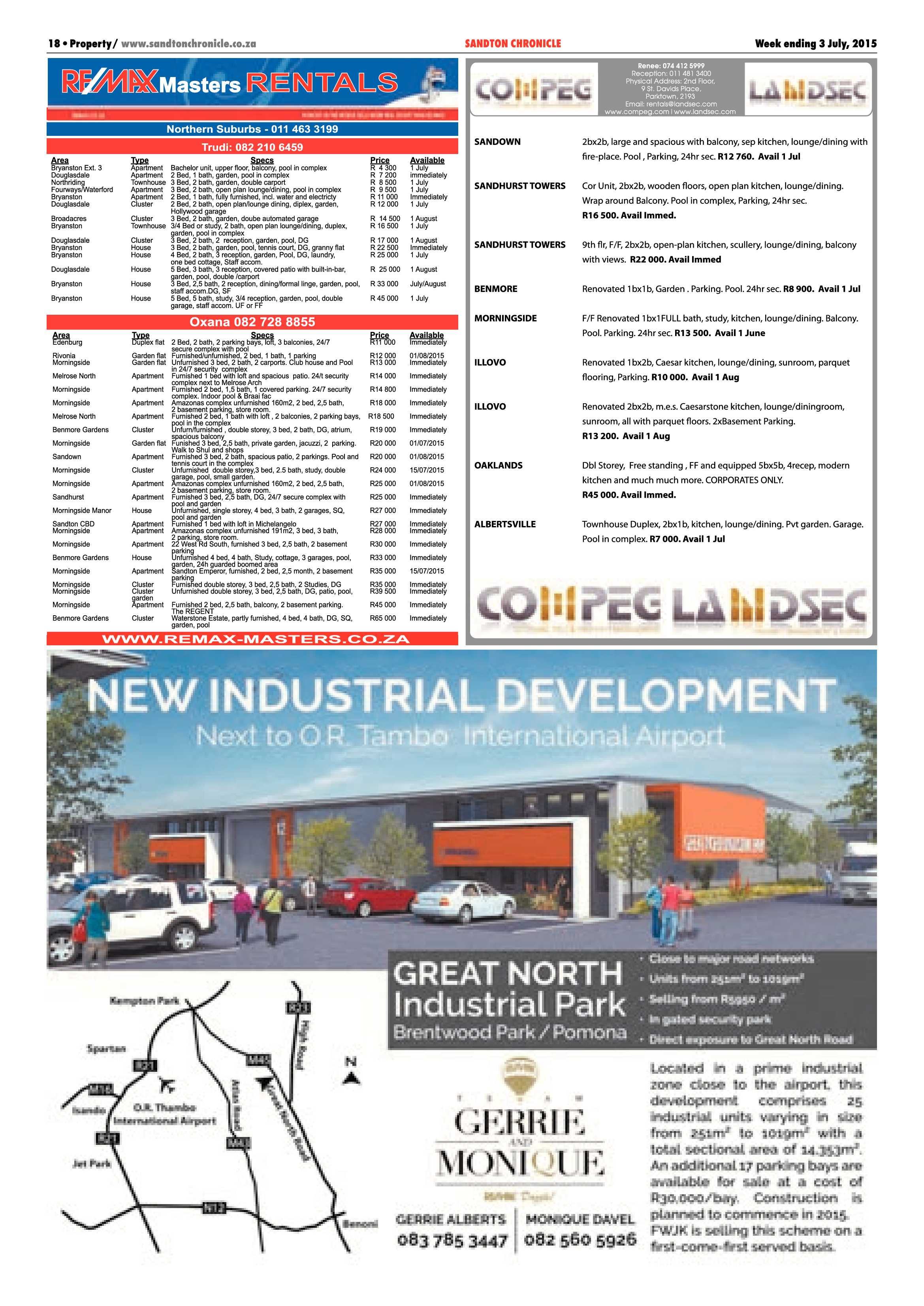 Sandton Chronicle 03 July 2015 page 26