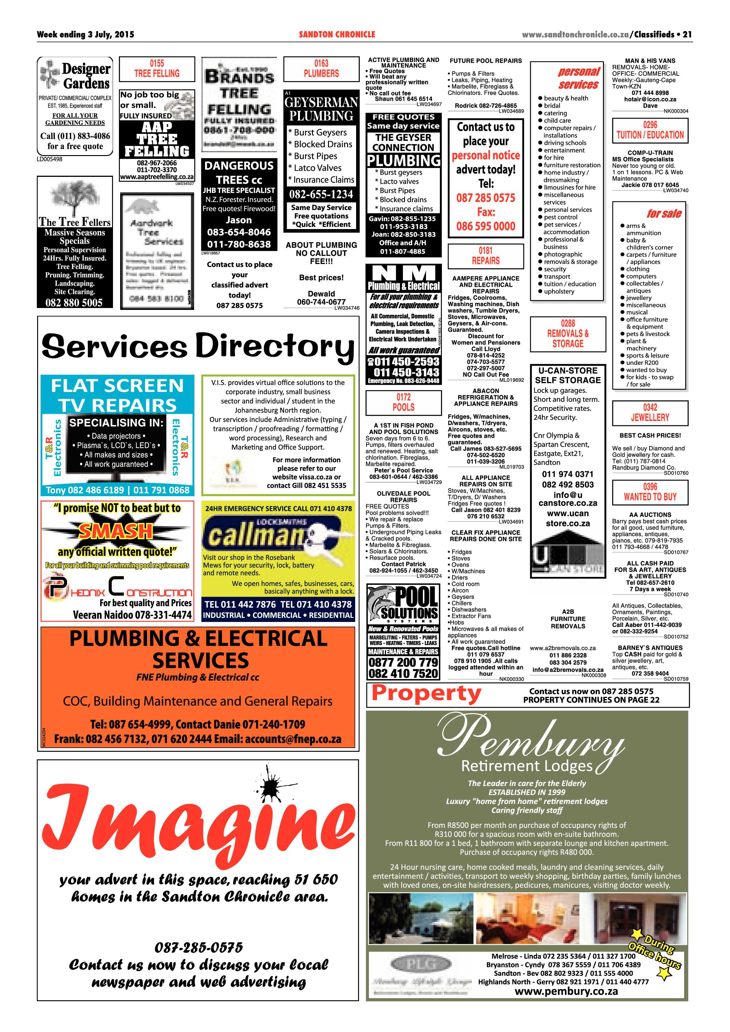 Sandton Chronicle 03 July 2015 page 29