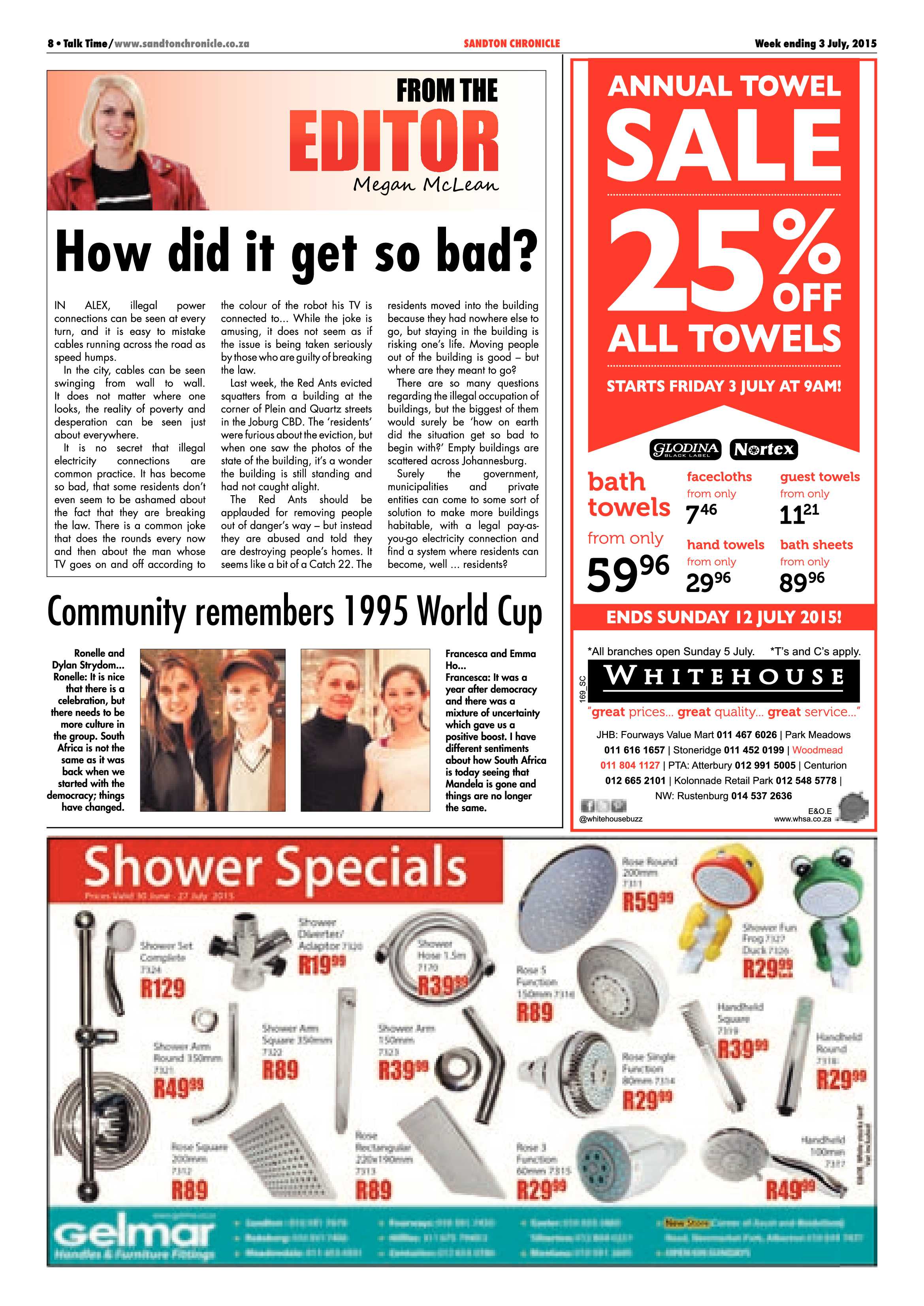 Sandton Chronicle 03 July 2015 page 8
