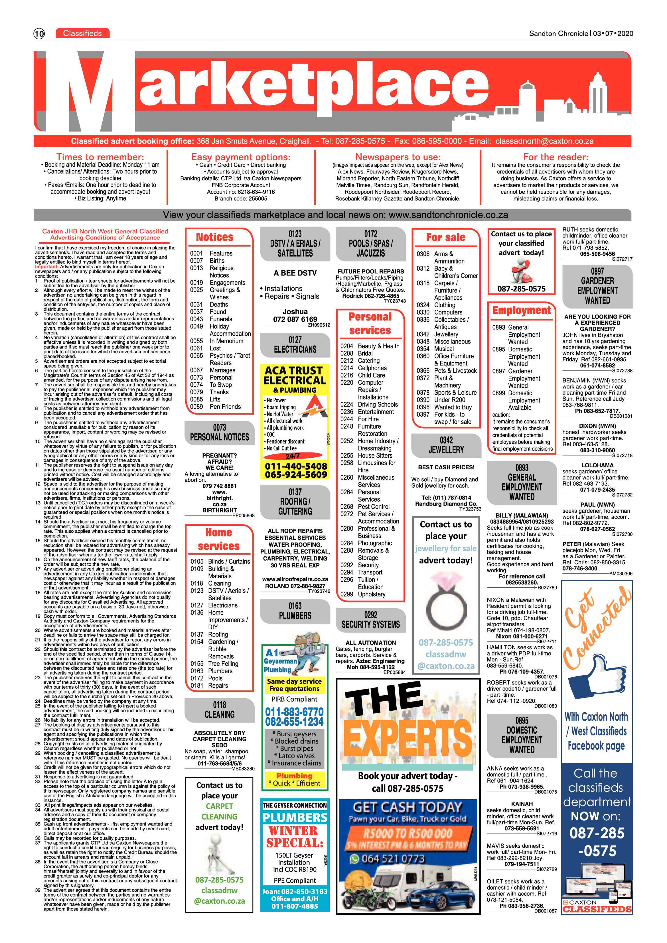 Sandton Chronicle 03 July 2020 page 10