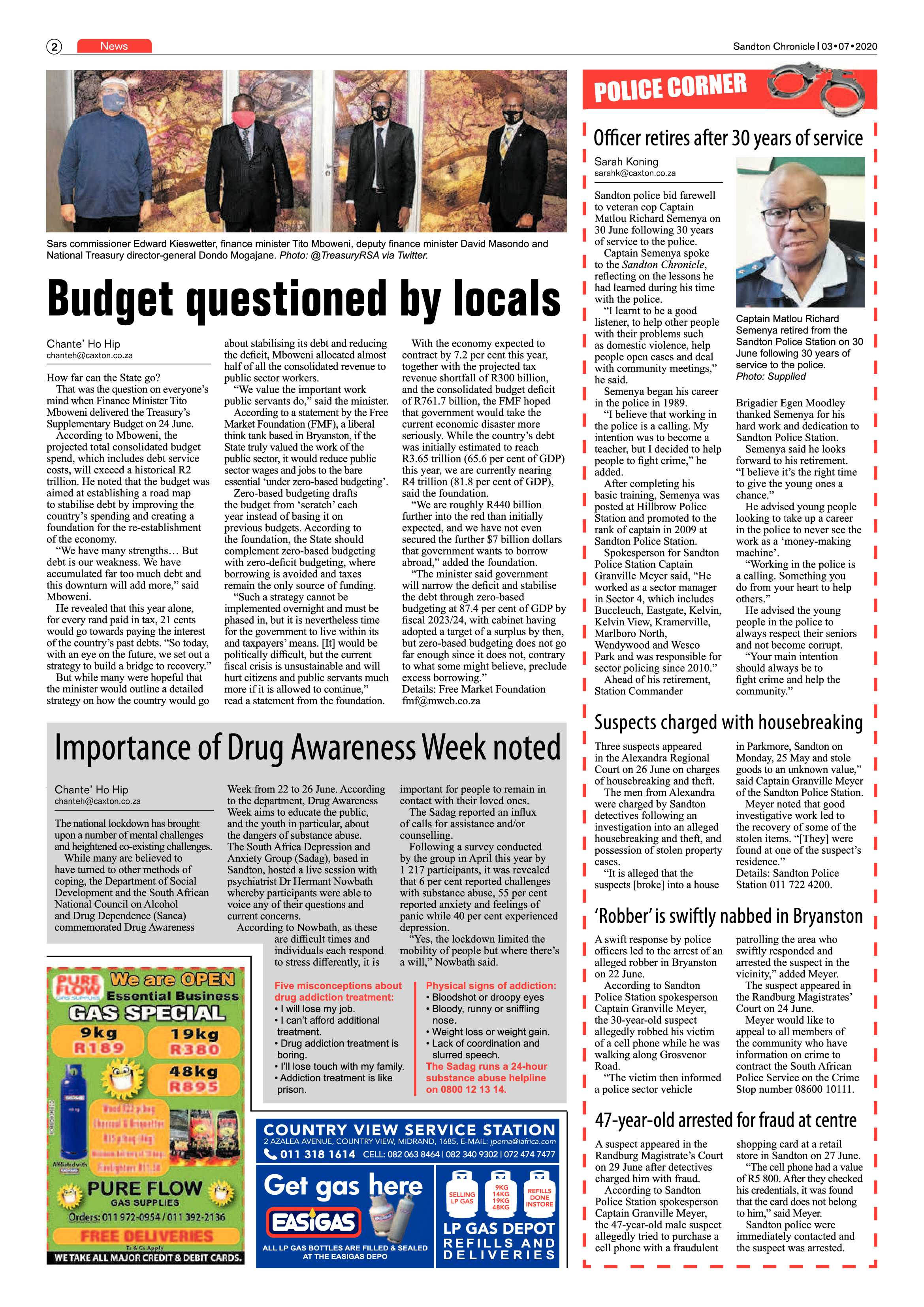 Sandton Chronicle 03 July 2020 page 2