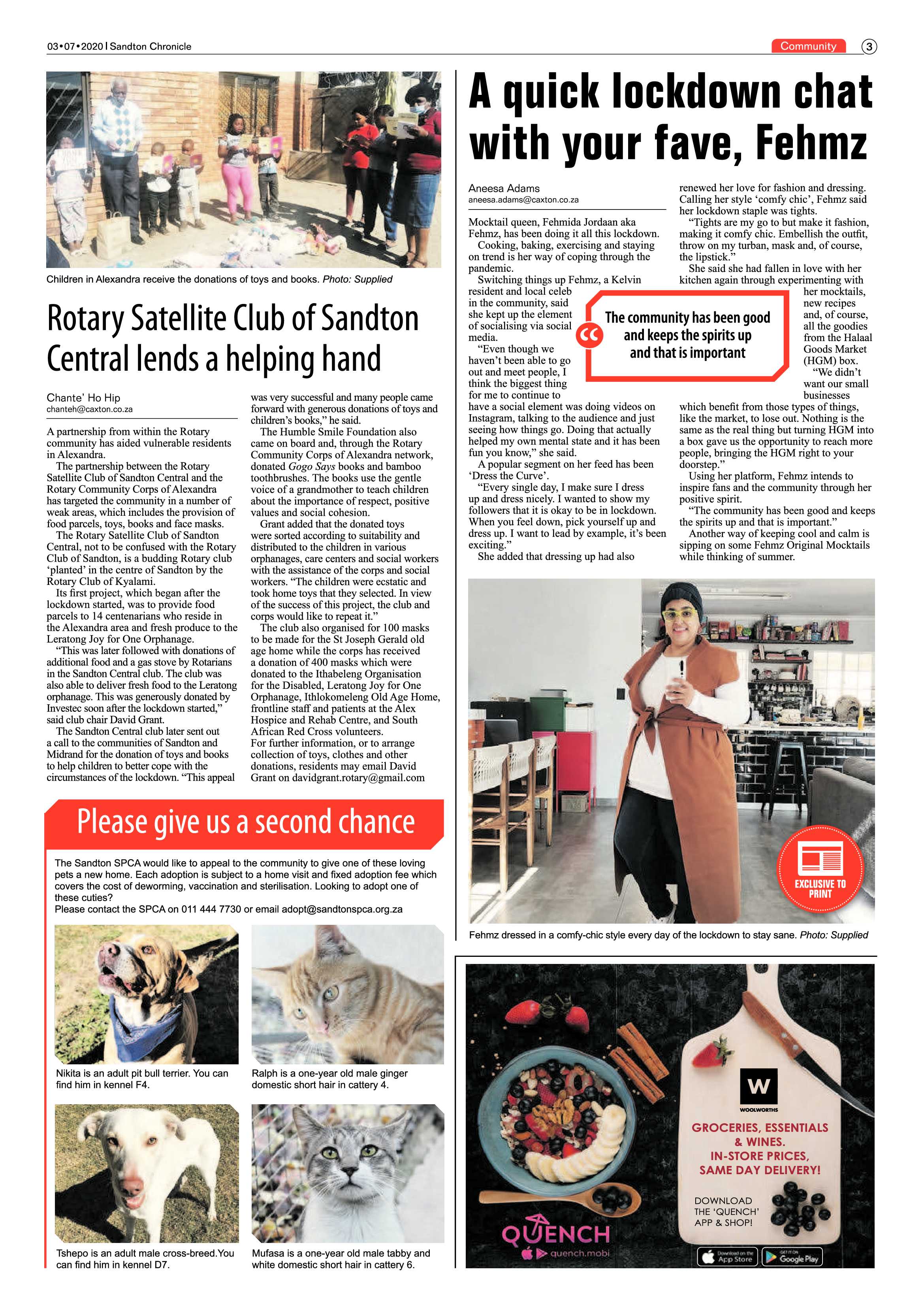 Sandton Chronicle 03 July 2020 page 3