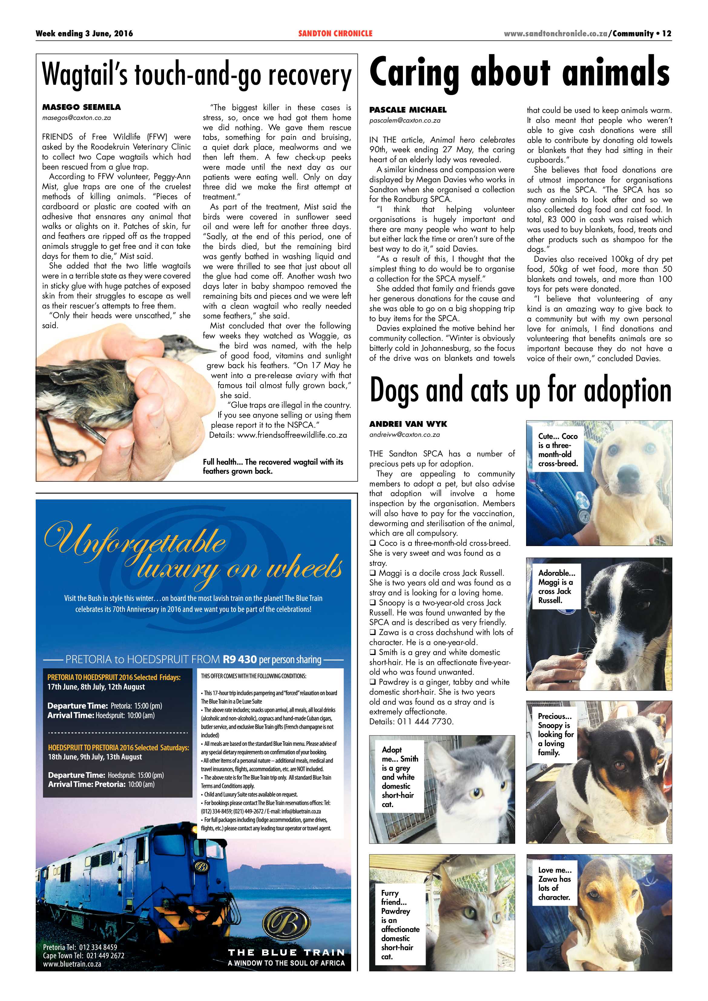 Sandton Chronicle 03 June 2016 page 12