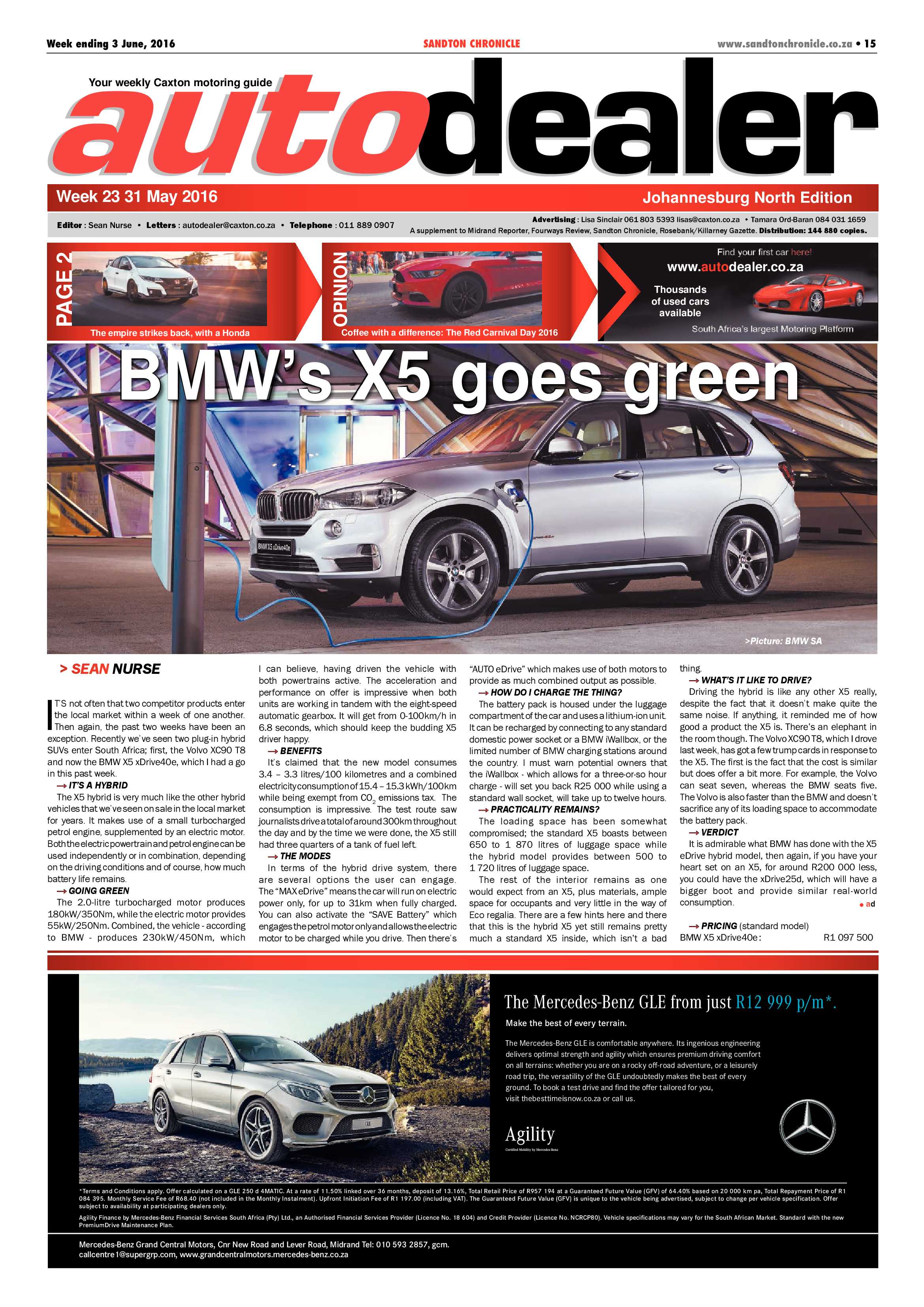 Sandton Chronicle 03 June 2016 page 15