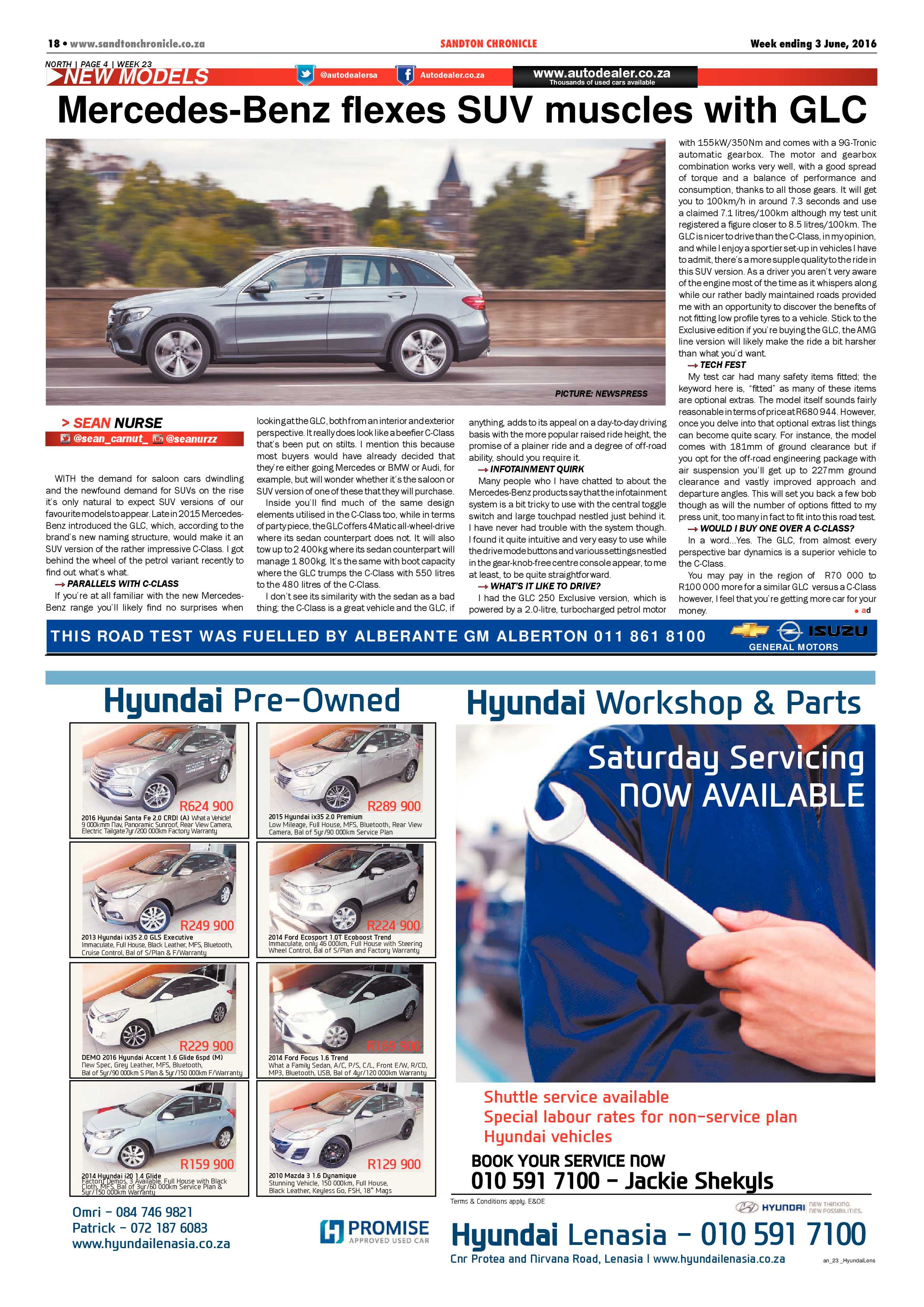 Sandton Chronicle 03 June 2016 page 18