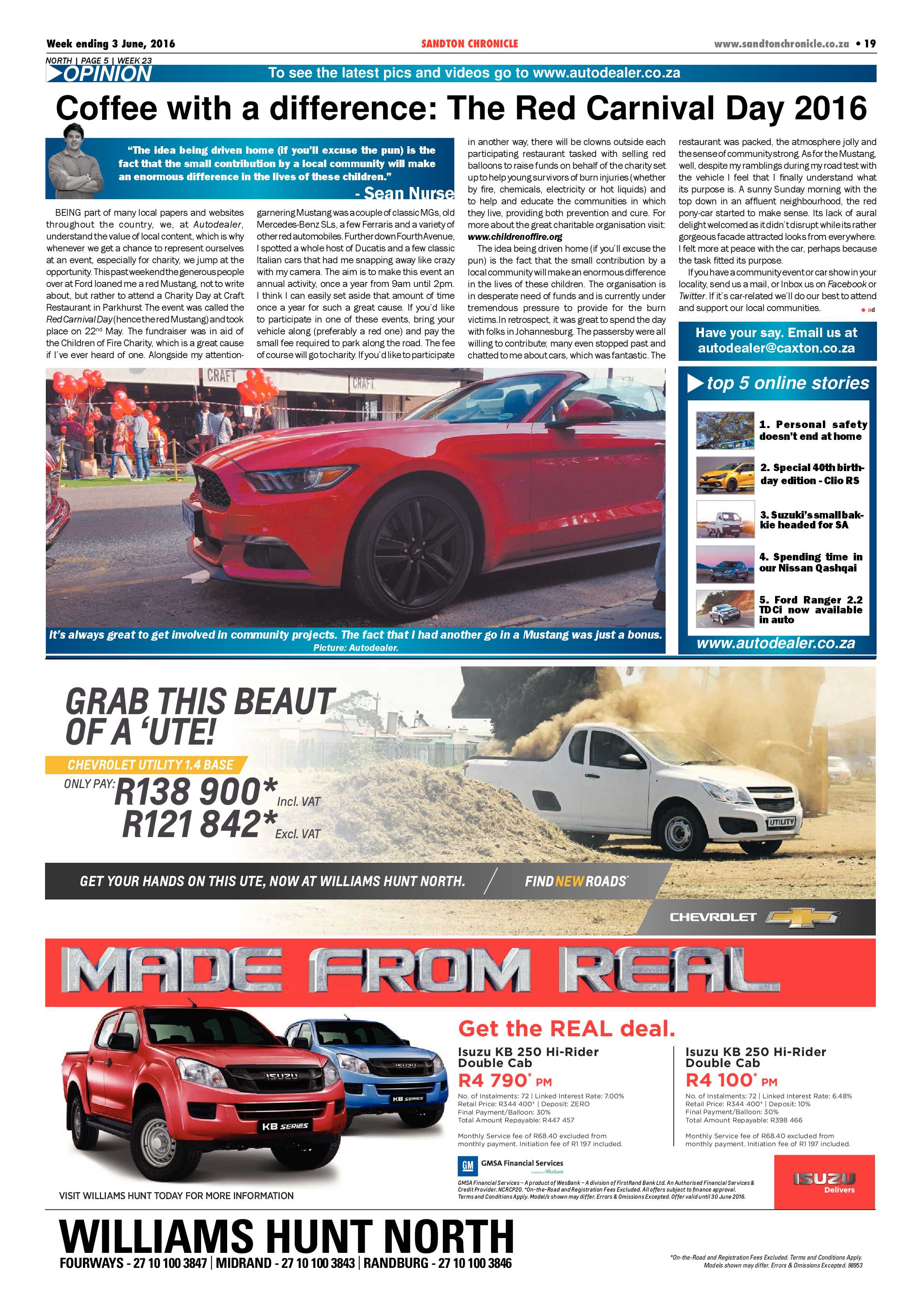 Sandton Chronicle 03 June 2016 page 19