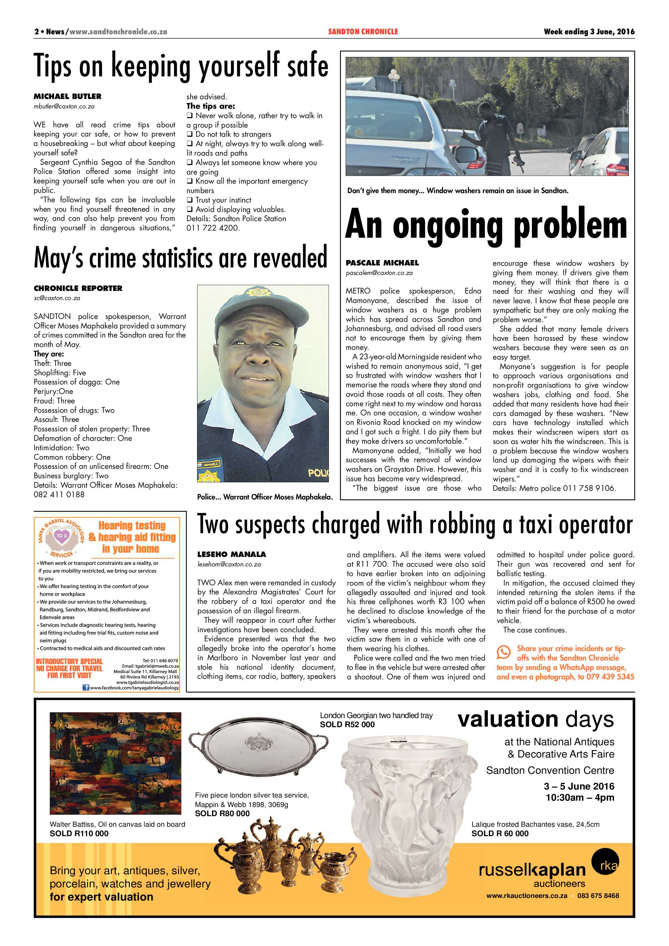 Sandton Chronicle 03 June 2016 page 2