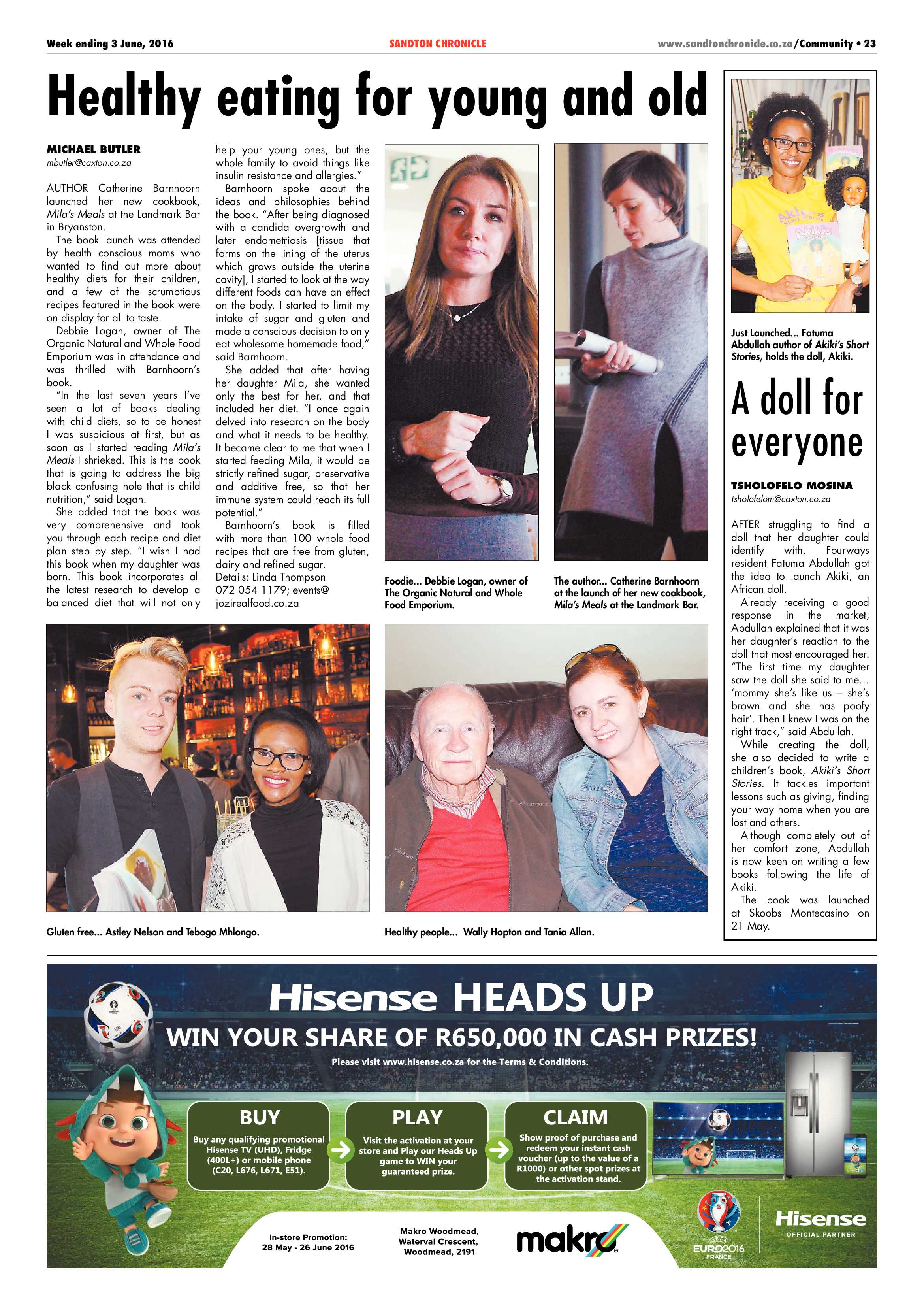 Sandton Chronicle 03 June 2016 page 23