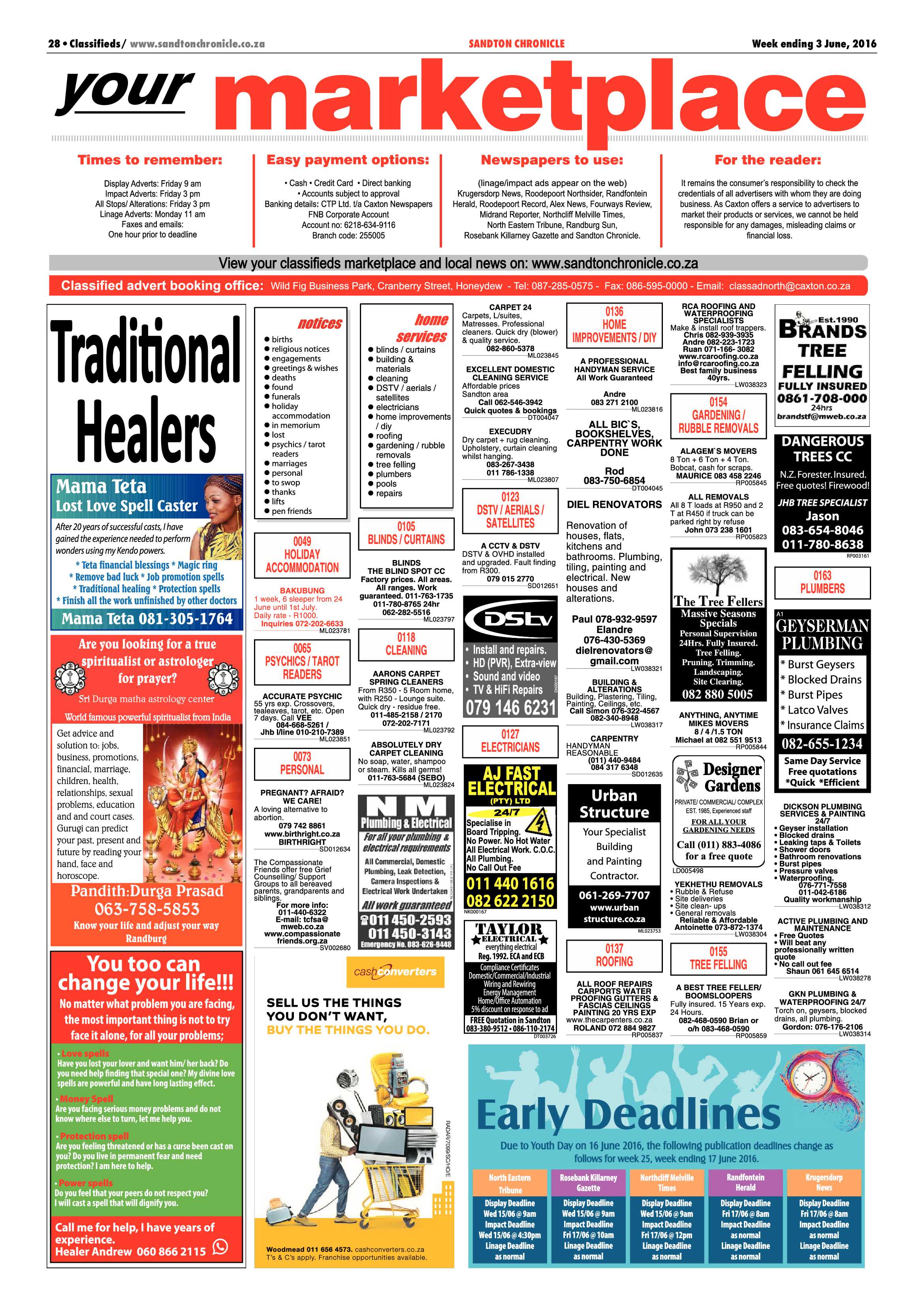 Sandton Chronicle 03 June 2016 page 28