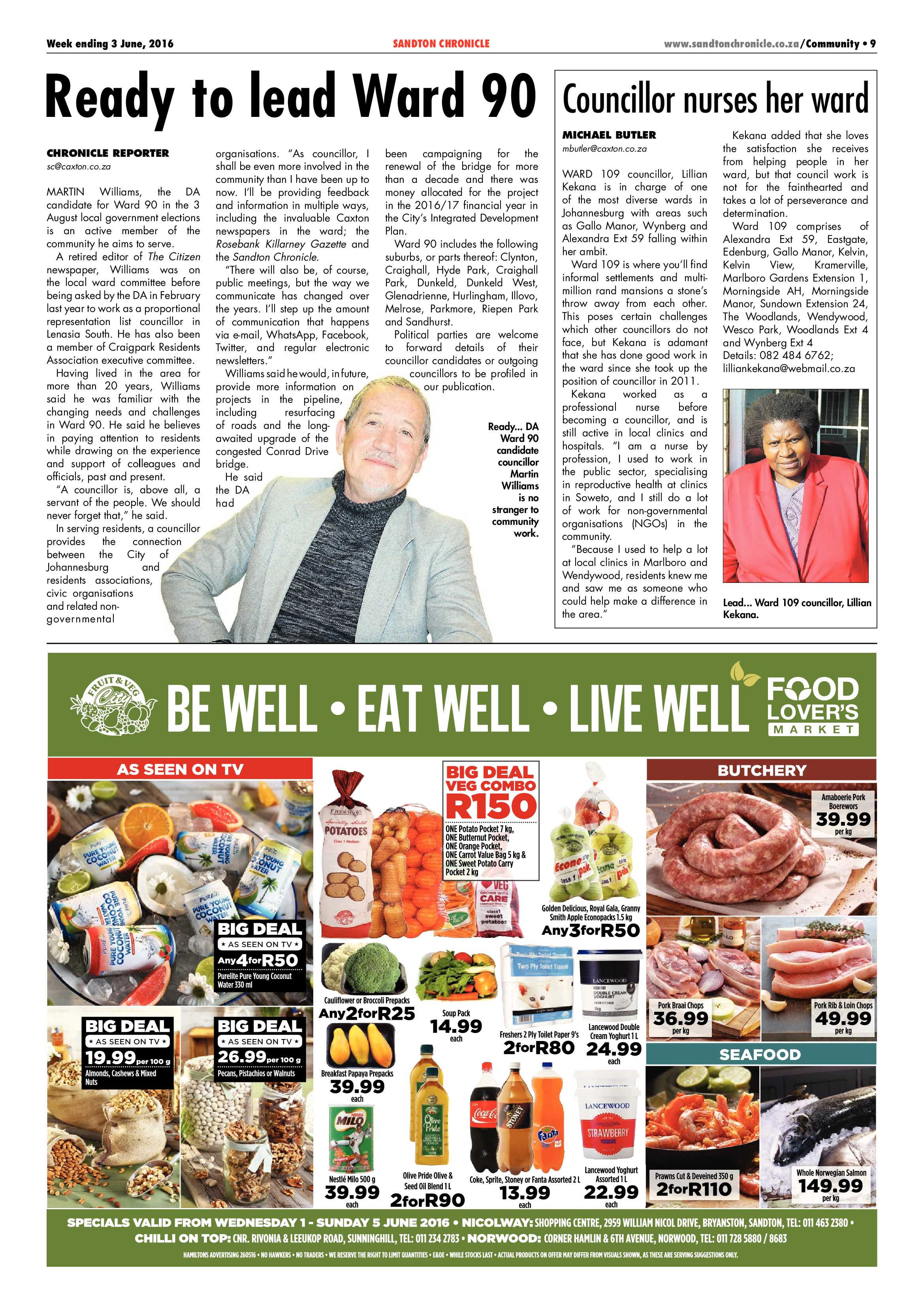 Sandton Chronicle 03 June 2016 page 9