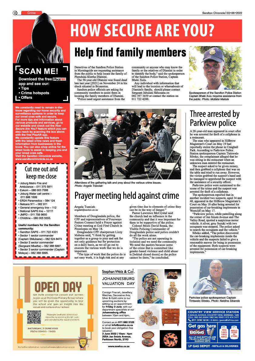 Sandton Chronicle 03 June 2022 page 2