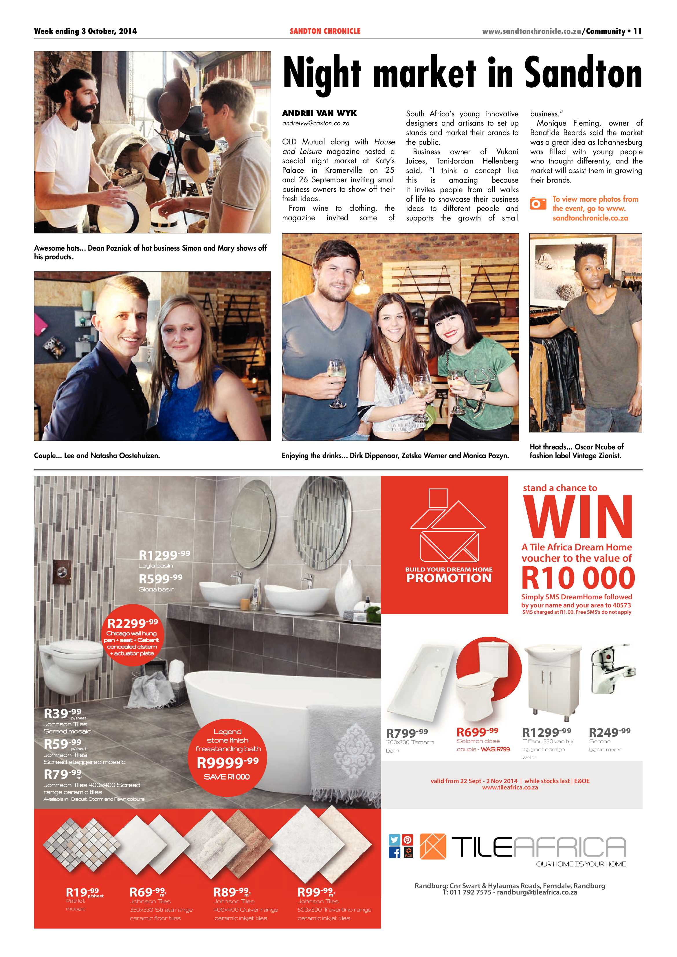 Sandton Chronicle 03 October 2014 page 11
