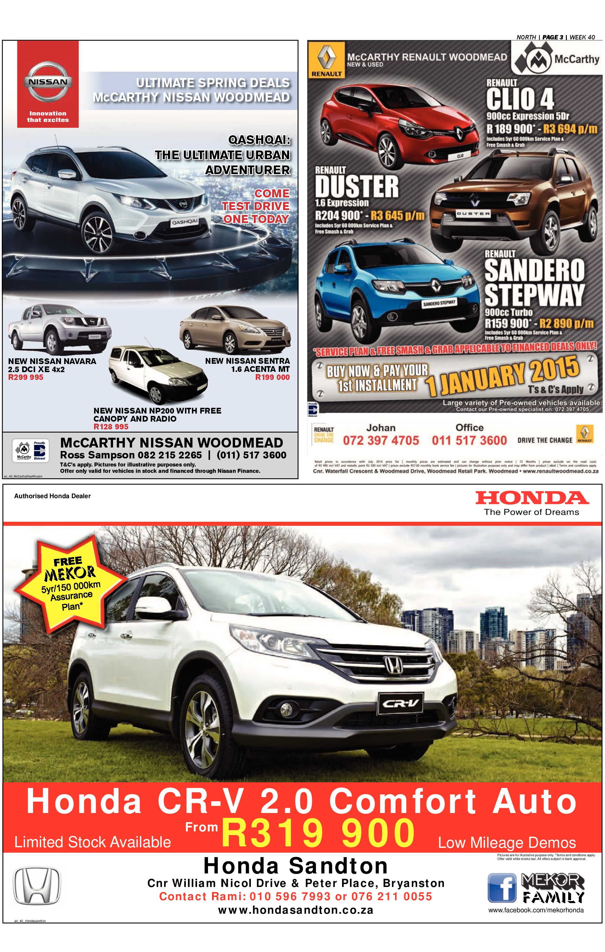 Sandton Chronicle 03 October 2014 page 15