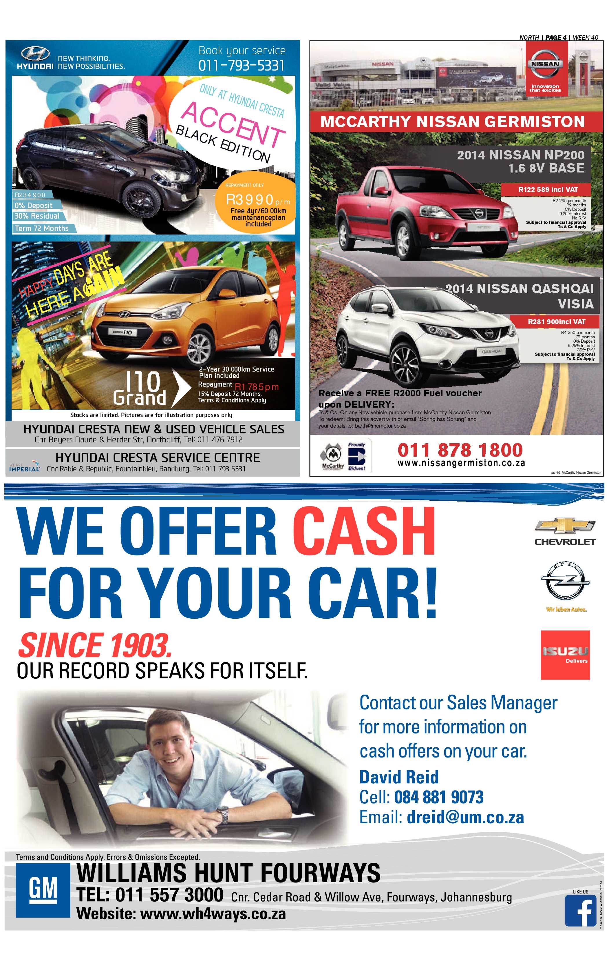 Sandton Chronicle 03 October 2014 page 16