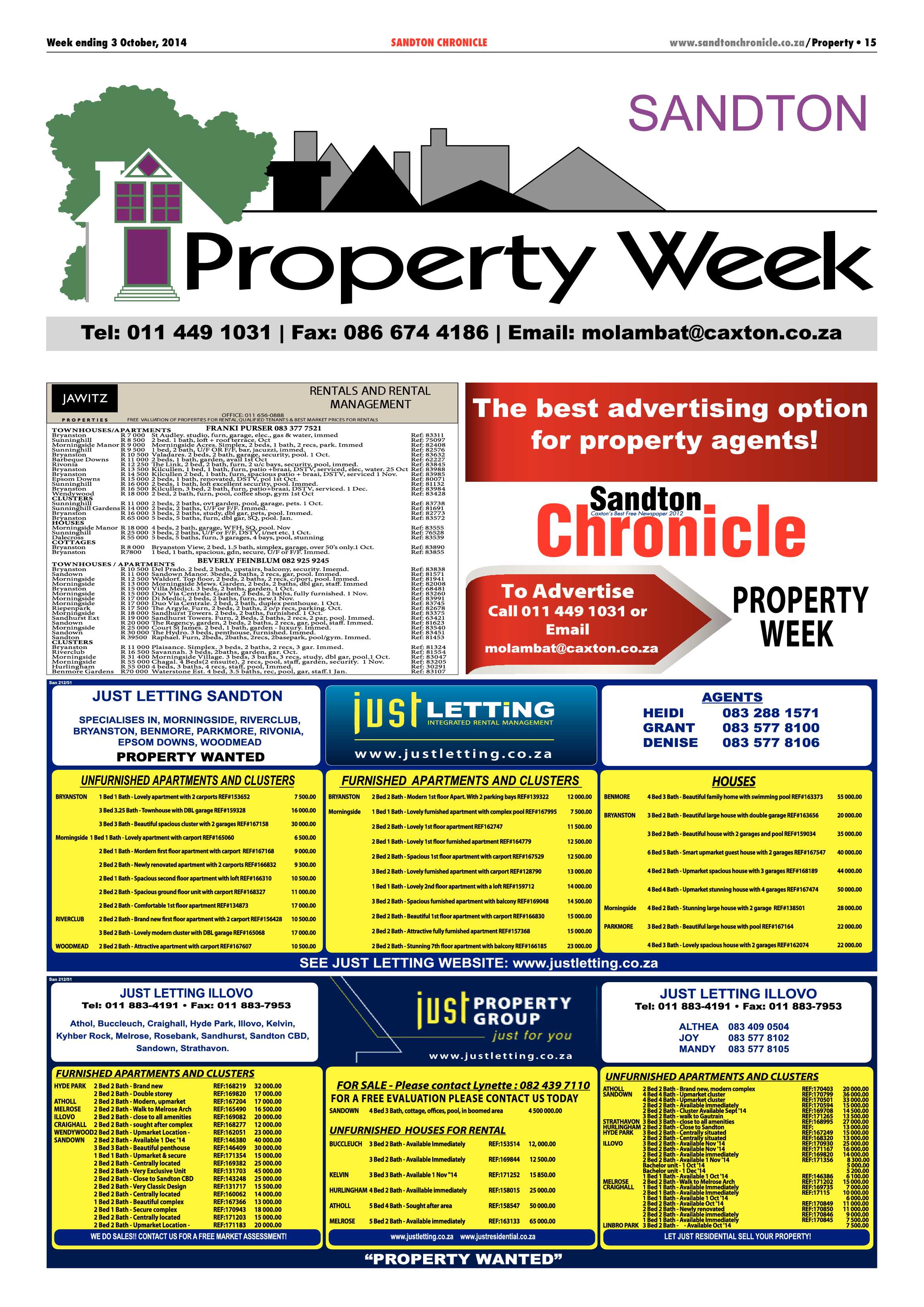 Sandton Chronicle 03 October 2014 page 23