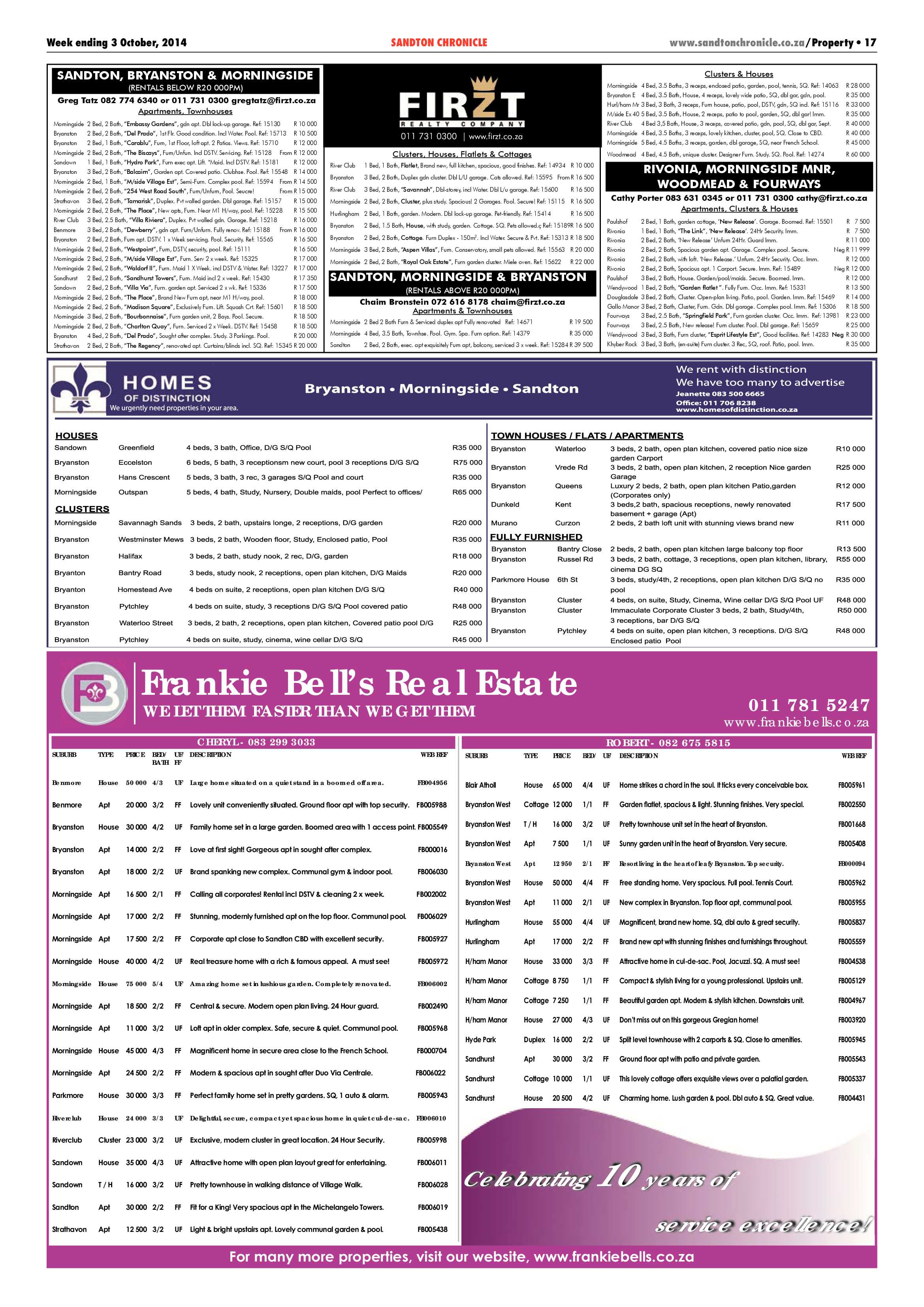 Sandton Chronicle 03 October 2014 page 25