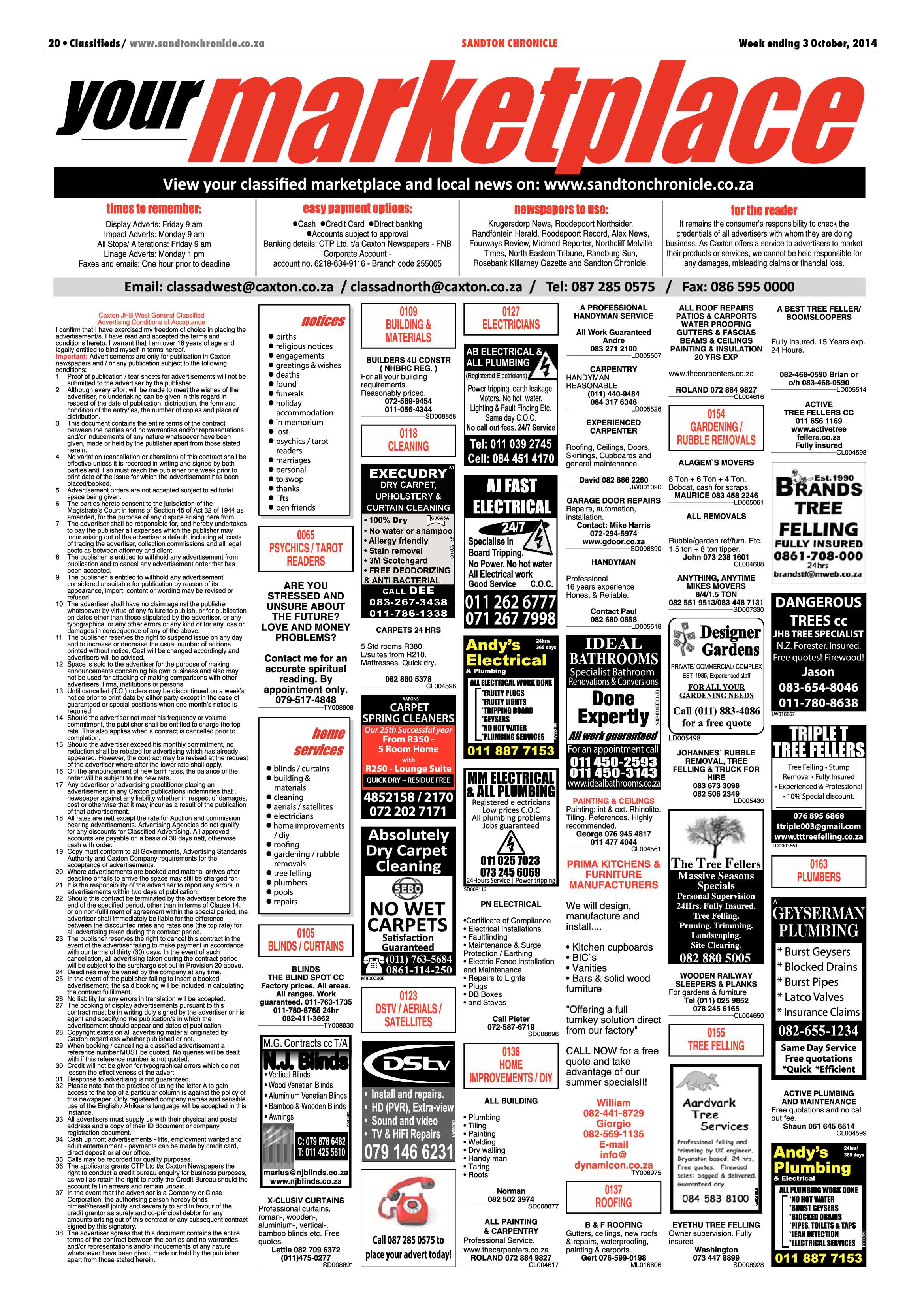 Sandton Chronicle 03 October 2014 page 28