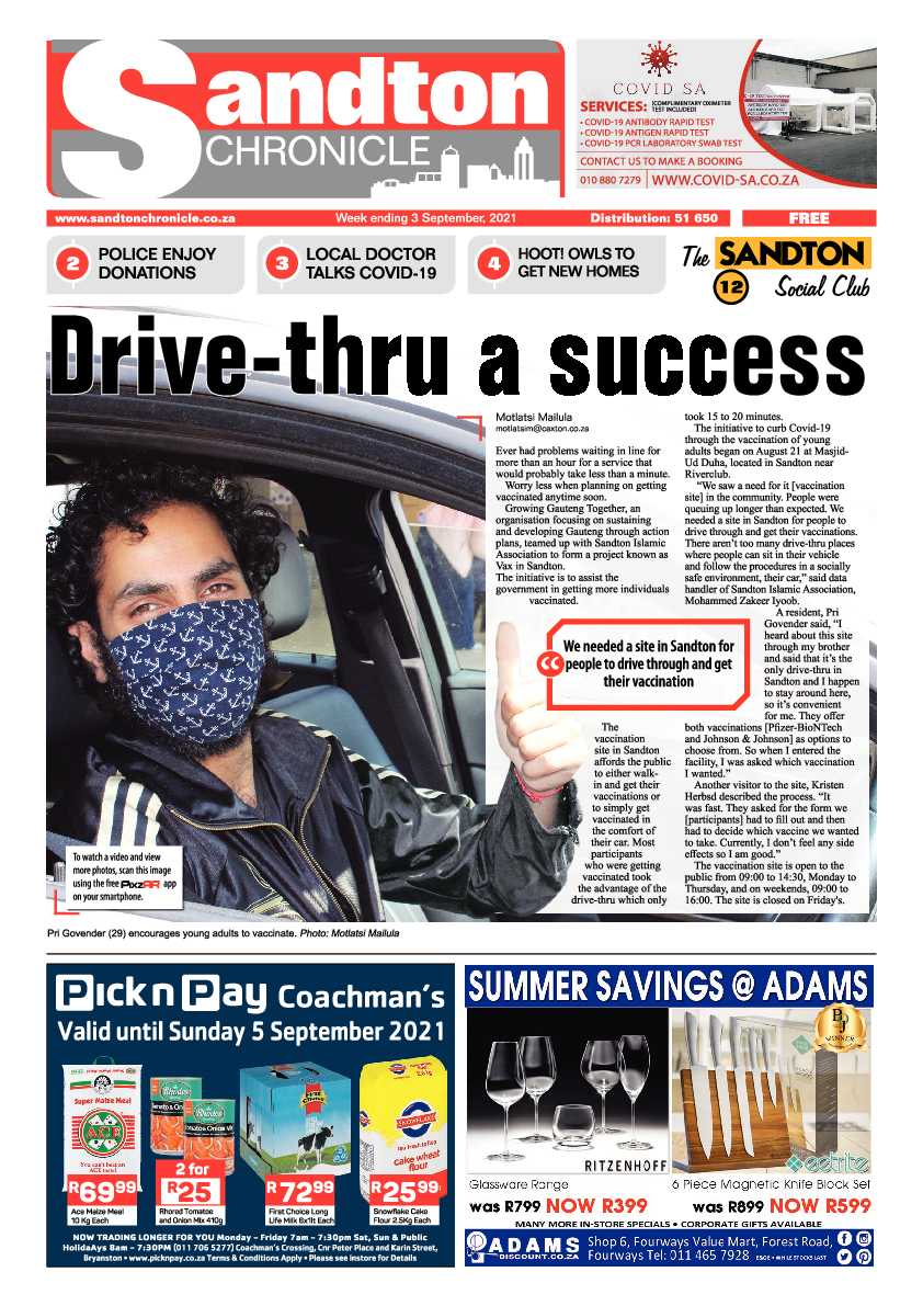 Sandton Chronicle 03 September 2021 page 3