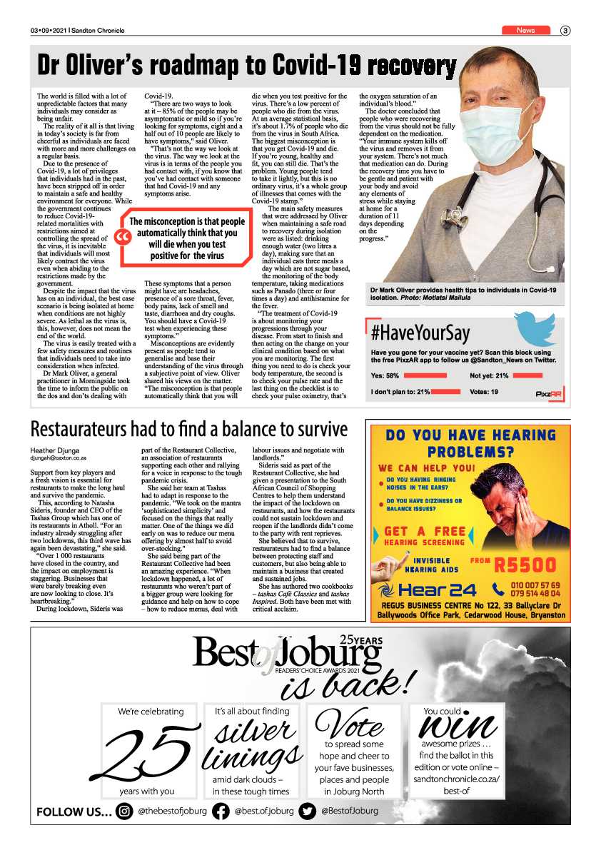 Sandton Chronicle 03 September 2021 page 5